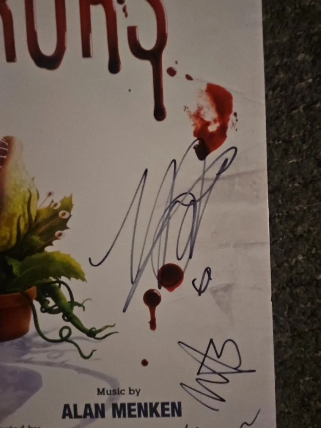 Cast — Little Shop Of Horrors Signed Window Card - Thomas Doherty, Madeline Brewer, image 4