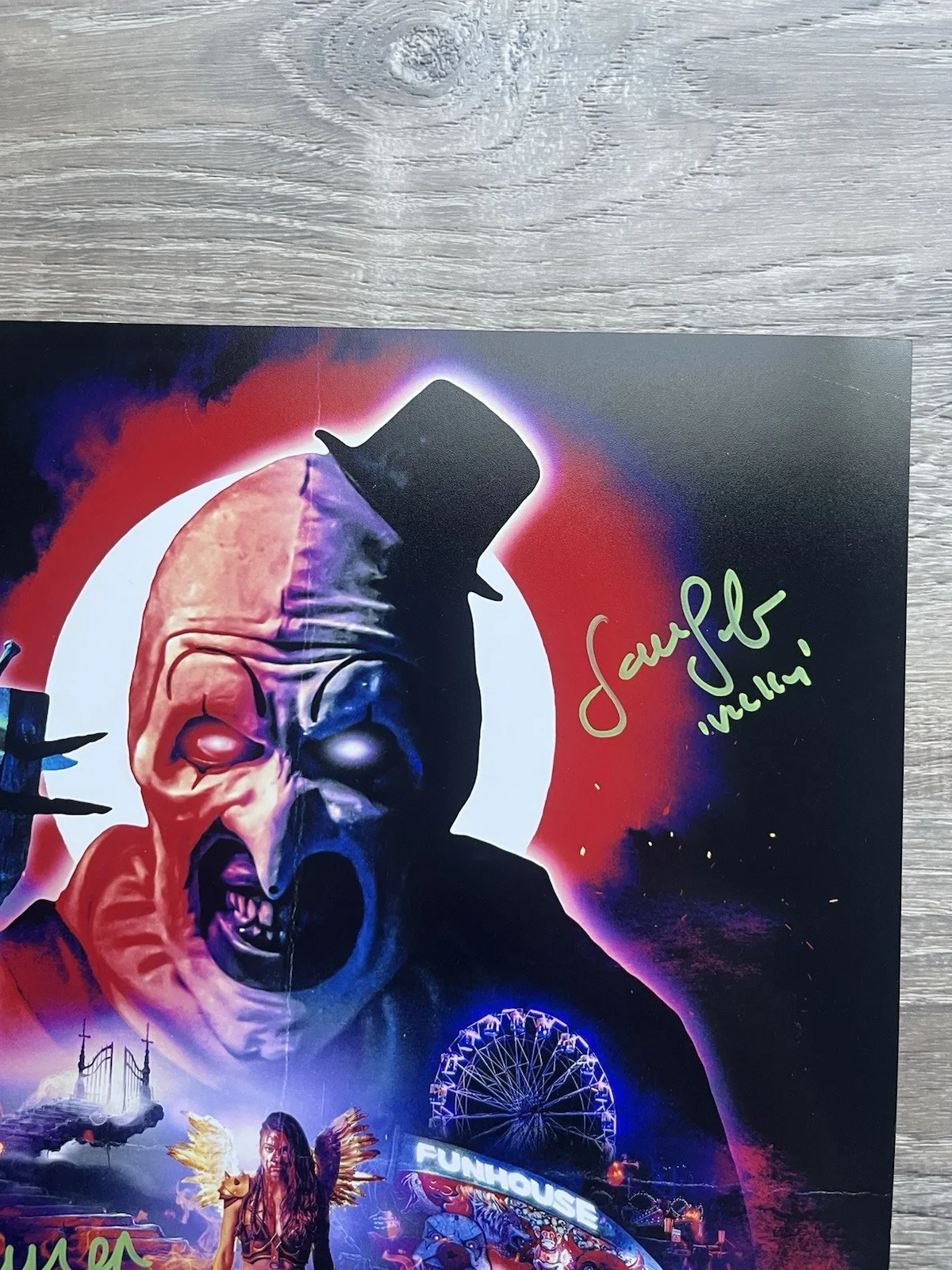 Lauren LaVera — Lauren LaVera Samantha Scaffidi Dual Signed Terrifier 2 11x14 Photo JSA COA, image 3