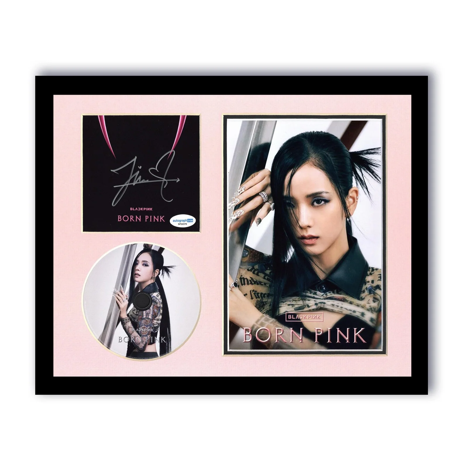 Jisoo — Jisoo "Blackpink" AUTOGRAPH Signed 'Born Pink' Framed 11x14 CD Display ACOA