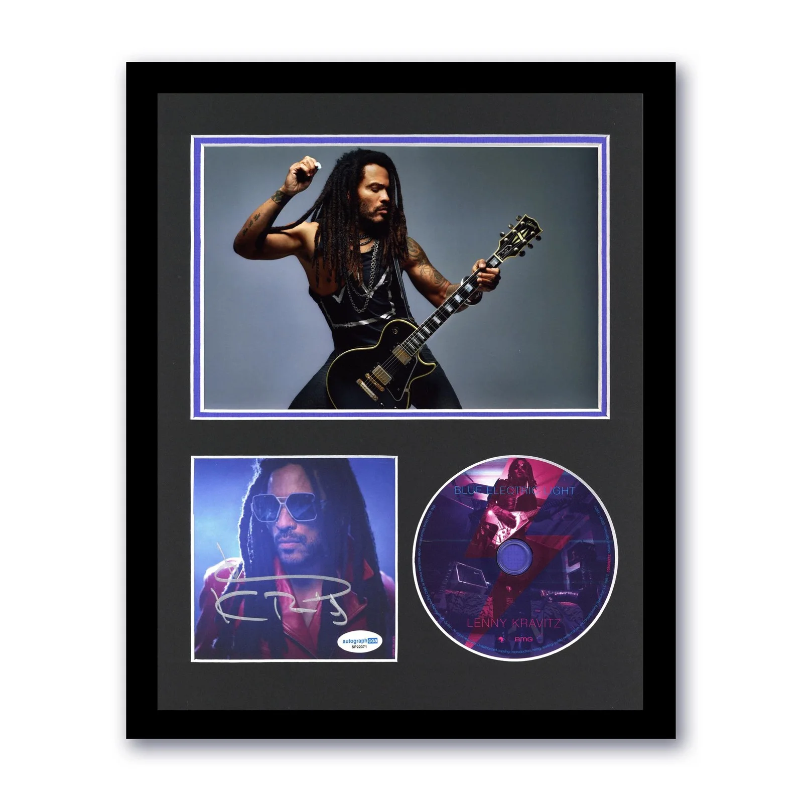 Lenny Kravitz — Lenny Kravitz "Blue Electric Light" AUTOGRAPH Signed Framed 11x14 Display ACOA