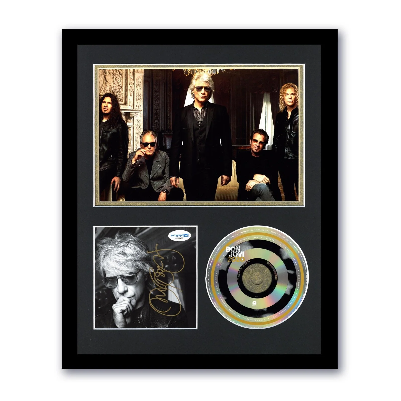 Jon Bon Jovi — Jon Bon Jovi "2020" AUTOGRAPH Signed Photo Custom Framed 11x14 CD Display ACOA