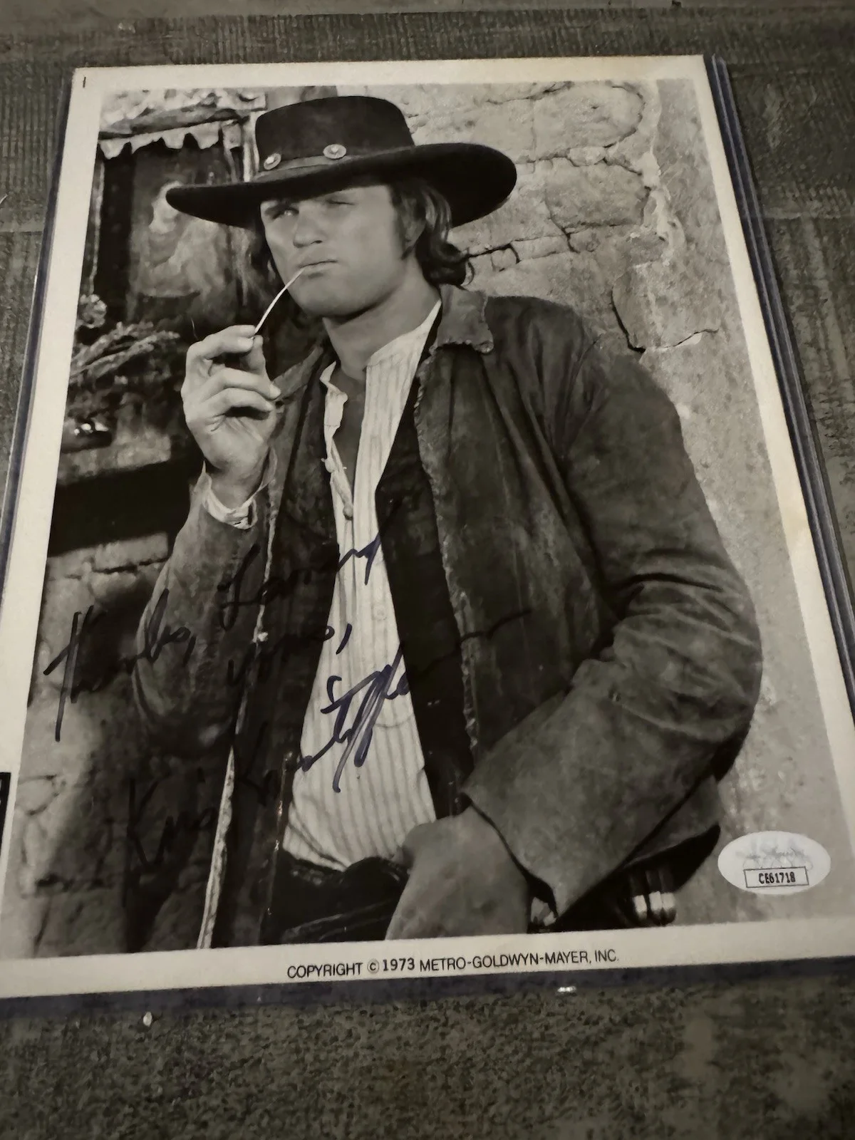 KRIS KRISTOFFERSON Signed 8x10 Music legend. JSA Dual COAs Music Icon, image 3