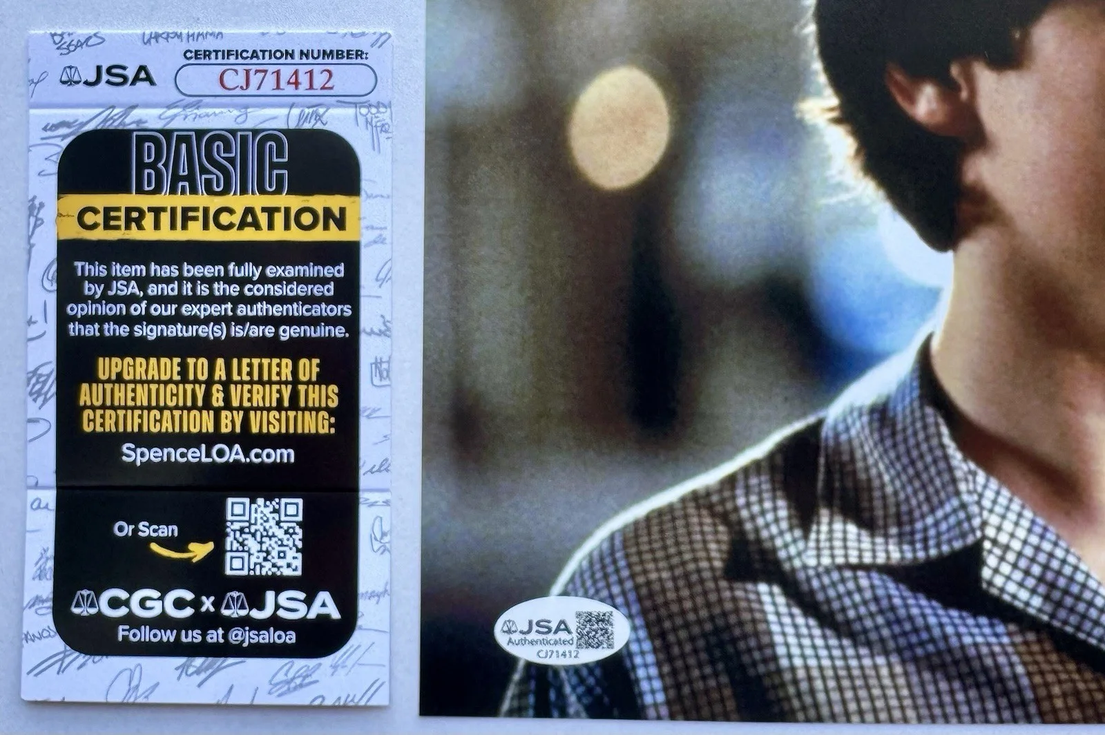 ELIJAH WOOD — ELIJAH WOOD HAND SIGNED AUTOGRAPH 'DEEP IMPACT' 8X10 PHOTO W/ JSA COA, изображение 4