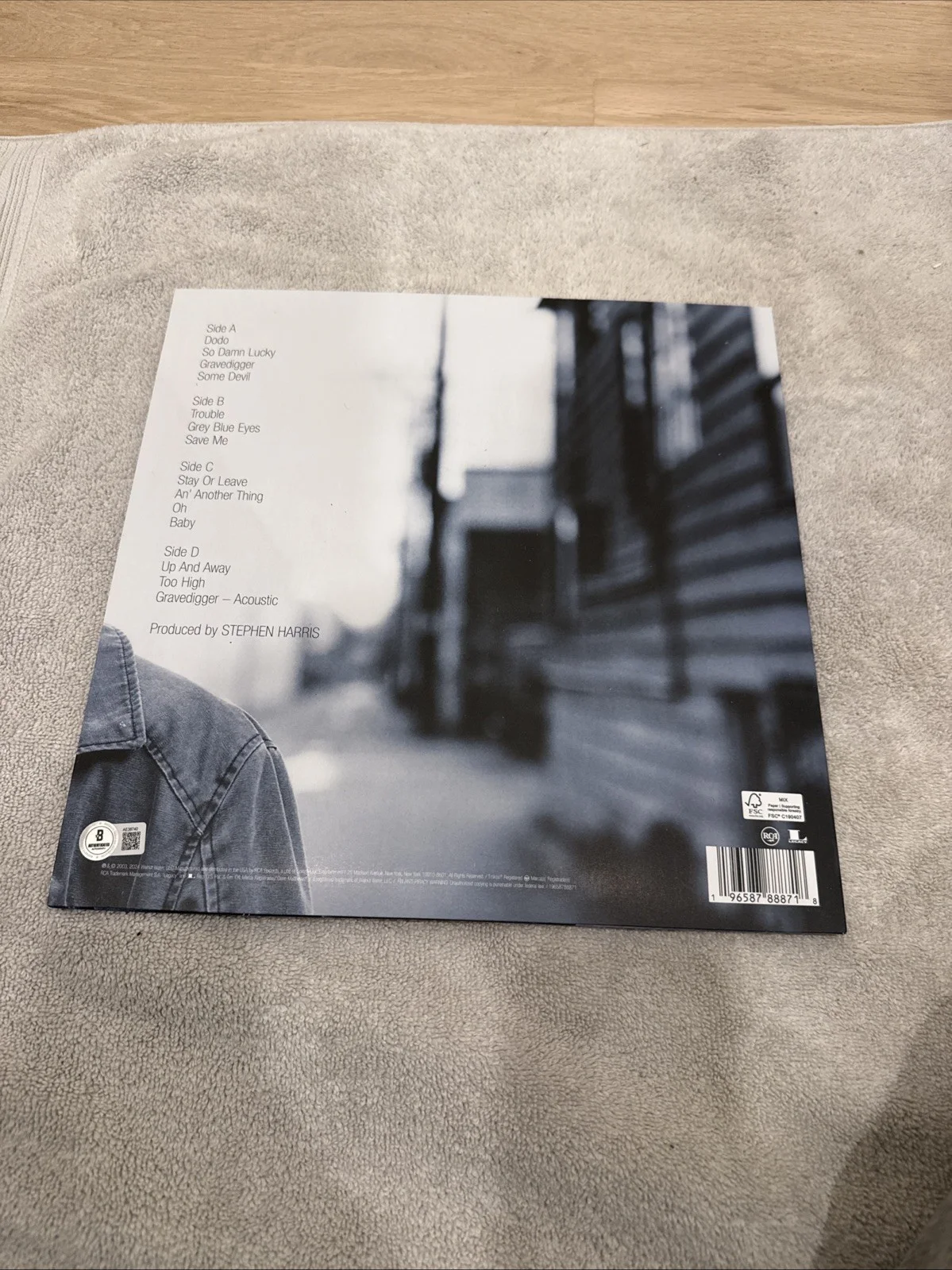 Dave Matthews Signed Some Devil Vinyl Album Beckett LOA, image 2