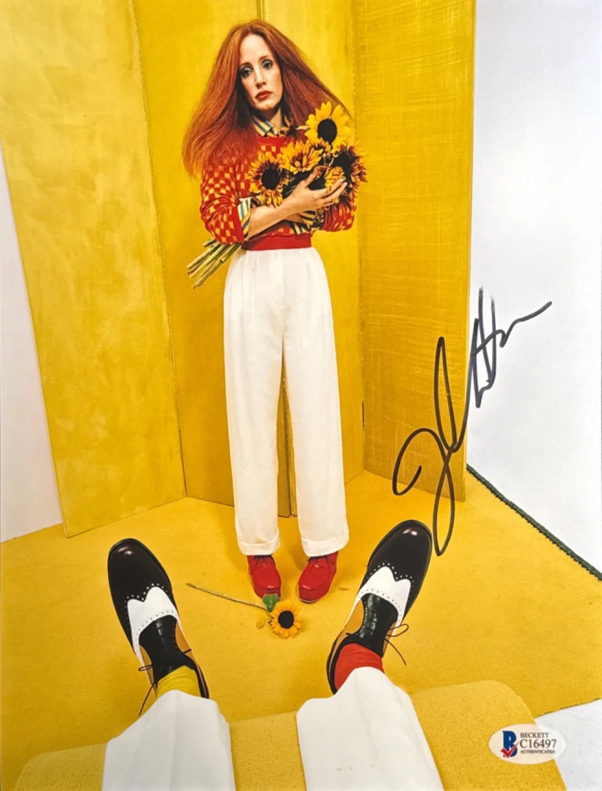 Jessica Chastain — Jessica Chastain Signed 8x10 Photo Actress BAS C16497