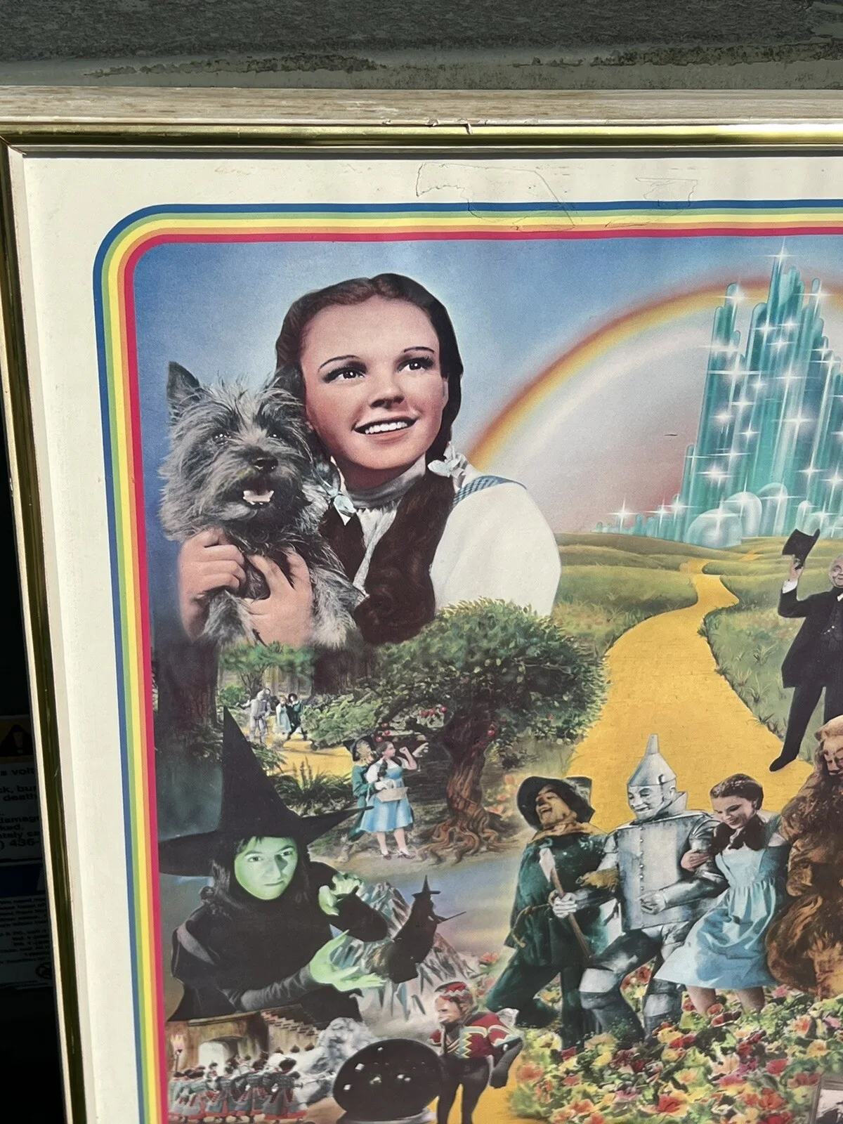 Ray Bolger, Jack Haley — 1977 WIZARD OF OZ MOVIE CAST - AUTOGRAPHED SIGNED POSTER COA 713/2000 Signature, изображение 4