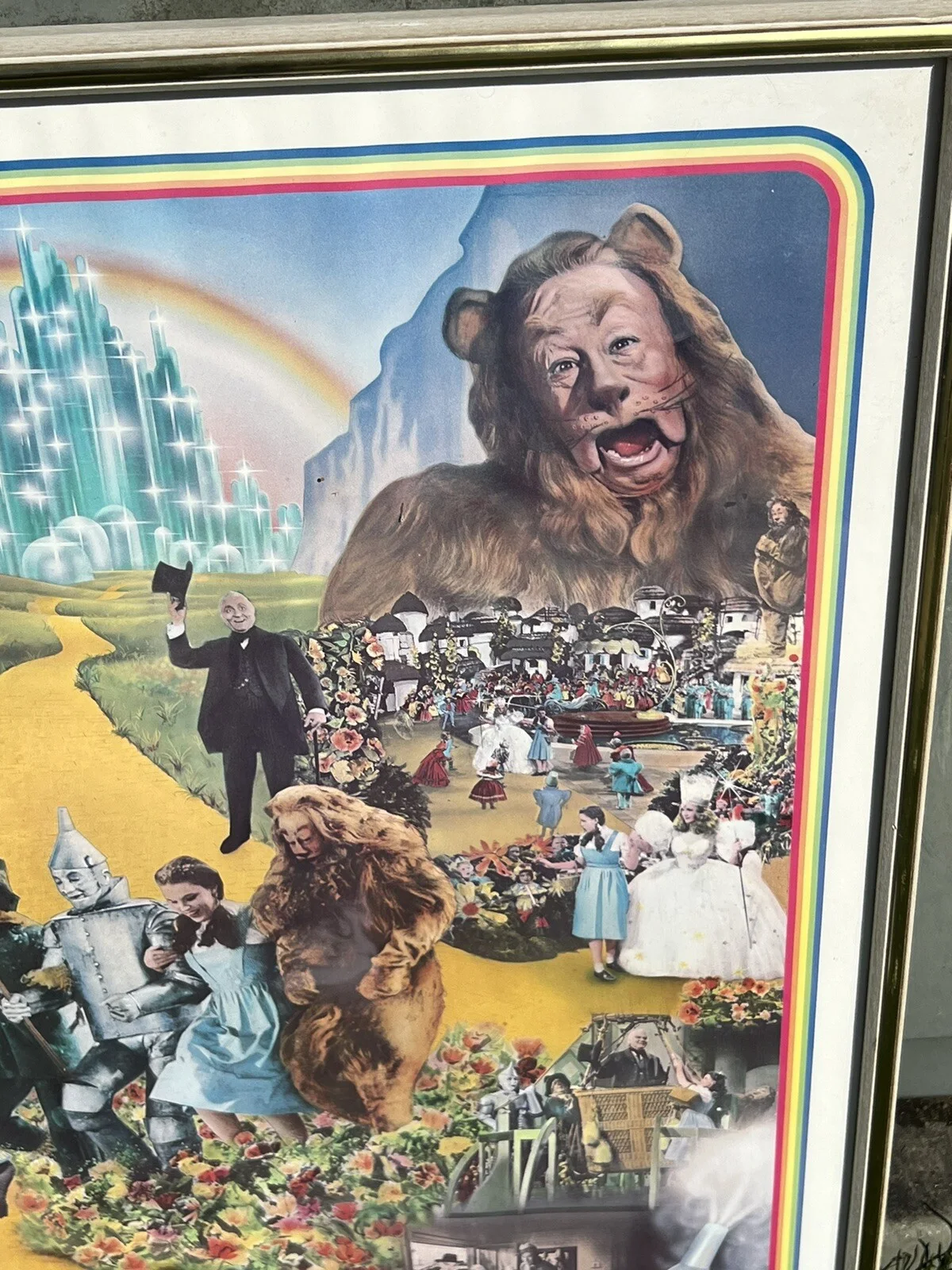 Ray Bolger, Jack Haley — 1977 WIZARD OF OZ MOVIE CAST - AUTOGRAPHED SIGNED POSTER COA 713/2000 Signature, изображение 5