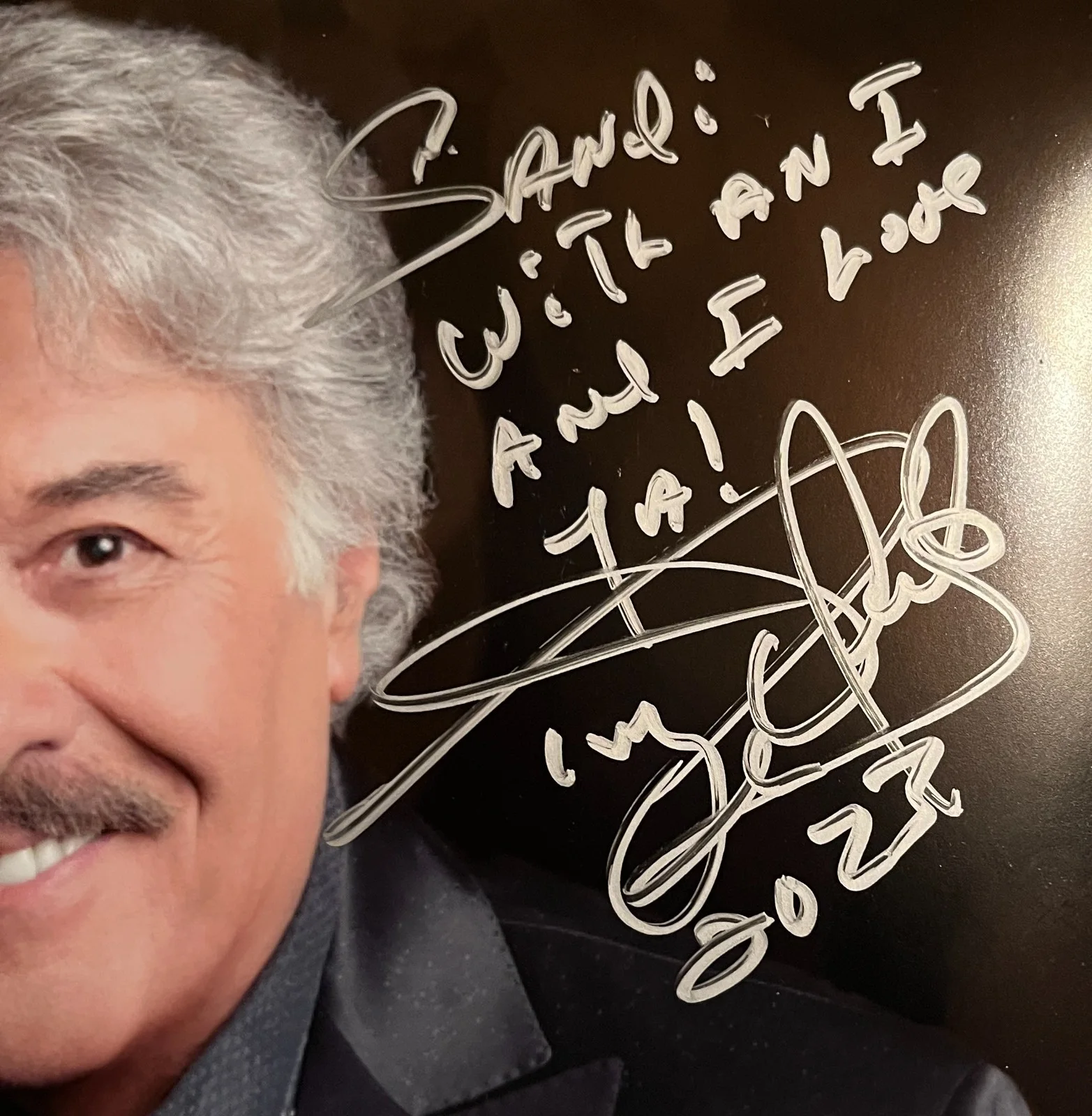 TONY ORLANDO Signed 8x10 matte-finish color photo, изображение 2