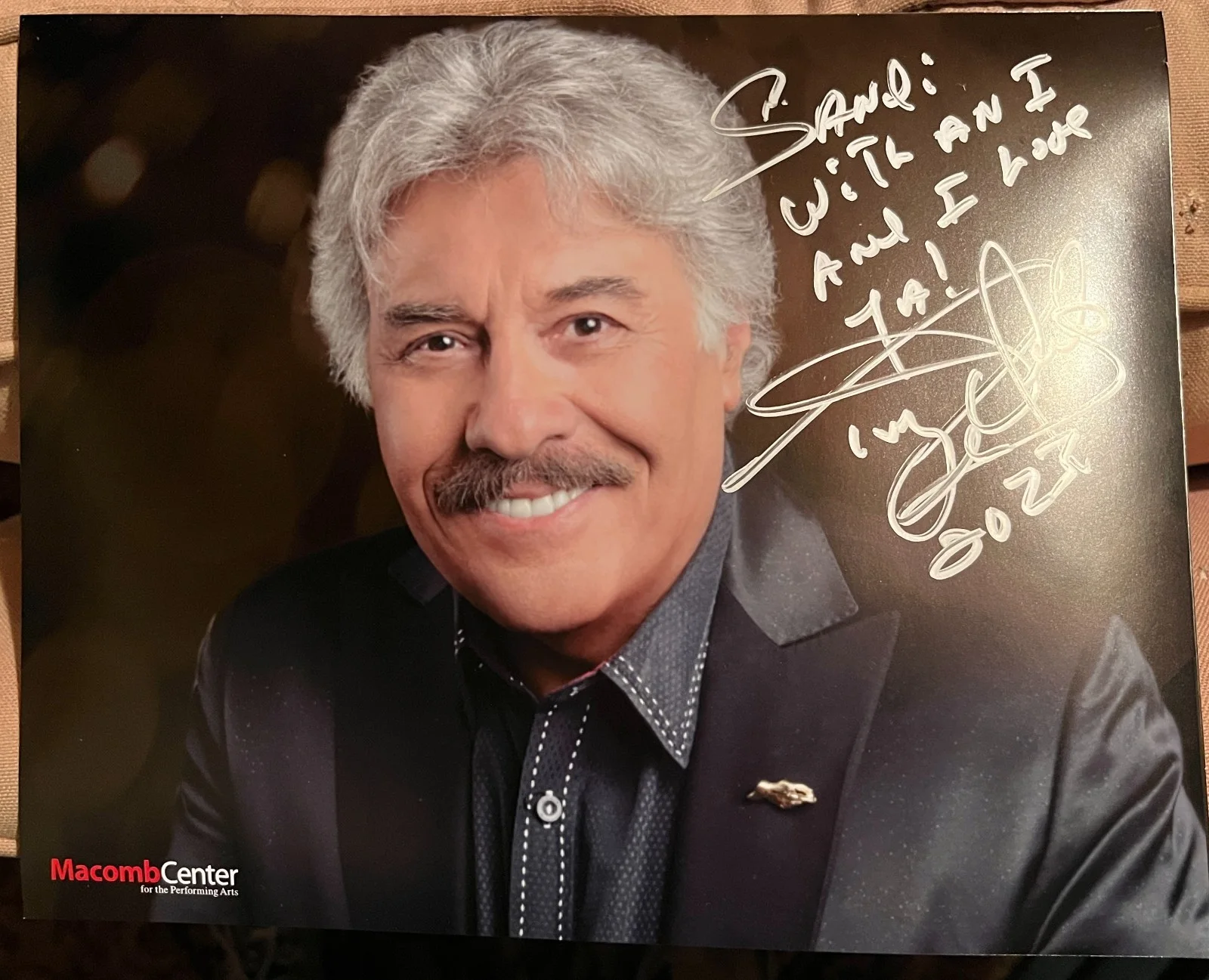 TONY ORLANDO Signed 8x10 matte-finish color photo, изображение 3