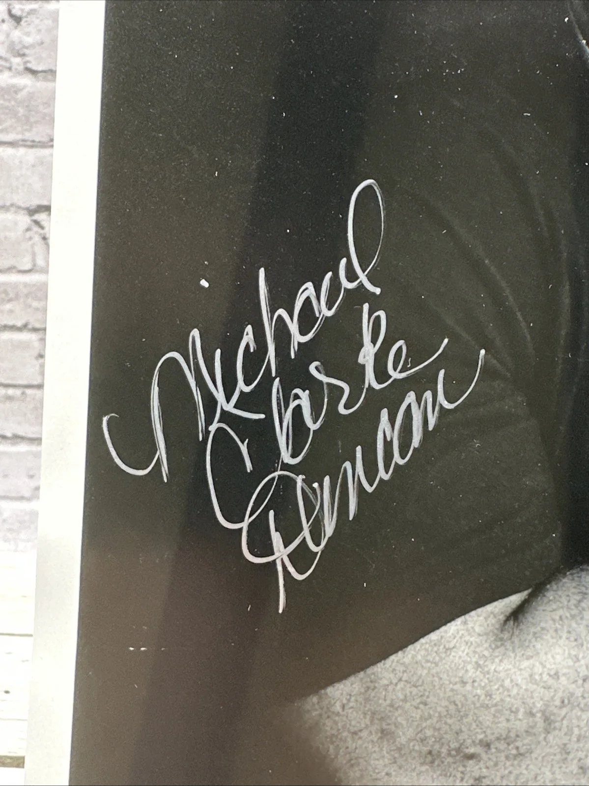 MICHAEL CLARKE DUNCAN hand-signed FANTASTIC B/W PORTRAIT CLOSEUP 8x10 JSA CERT, изображение 2