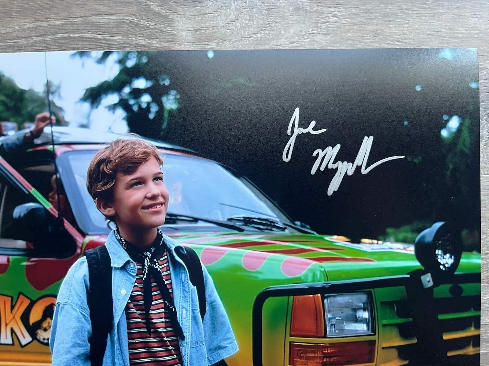 Joseph Mazzello — Joseph Mazzello Signed Jurassic Park 11x14 Photo Beckett COA Tim Murphy, image 3