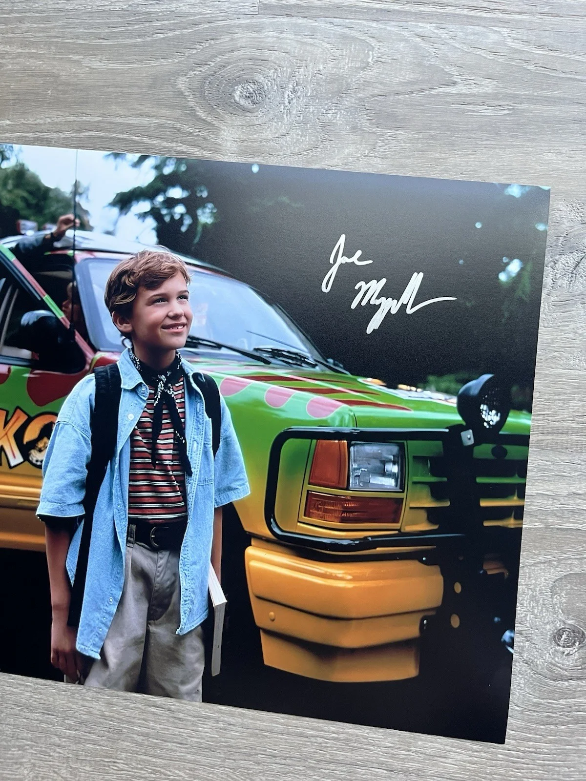 Joseph Mazzello — Joseph Mazzello Signed Jurassic Park 11x14 Photo Beckett COA Tim Murphy, image 4