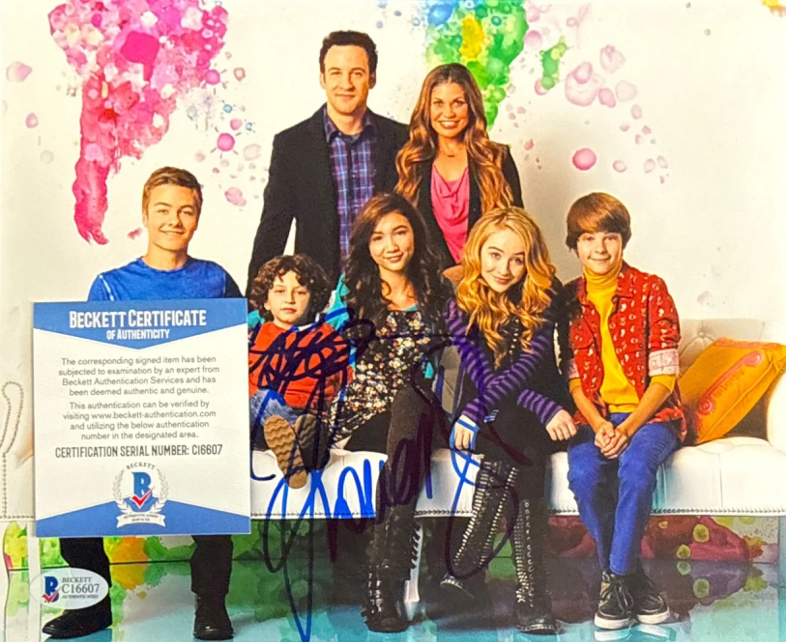 Rowan Blanchard — Rowan Blanchard Signed 8x10 Photo Girl Meets World BAS CI6607, изображение 2