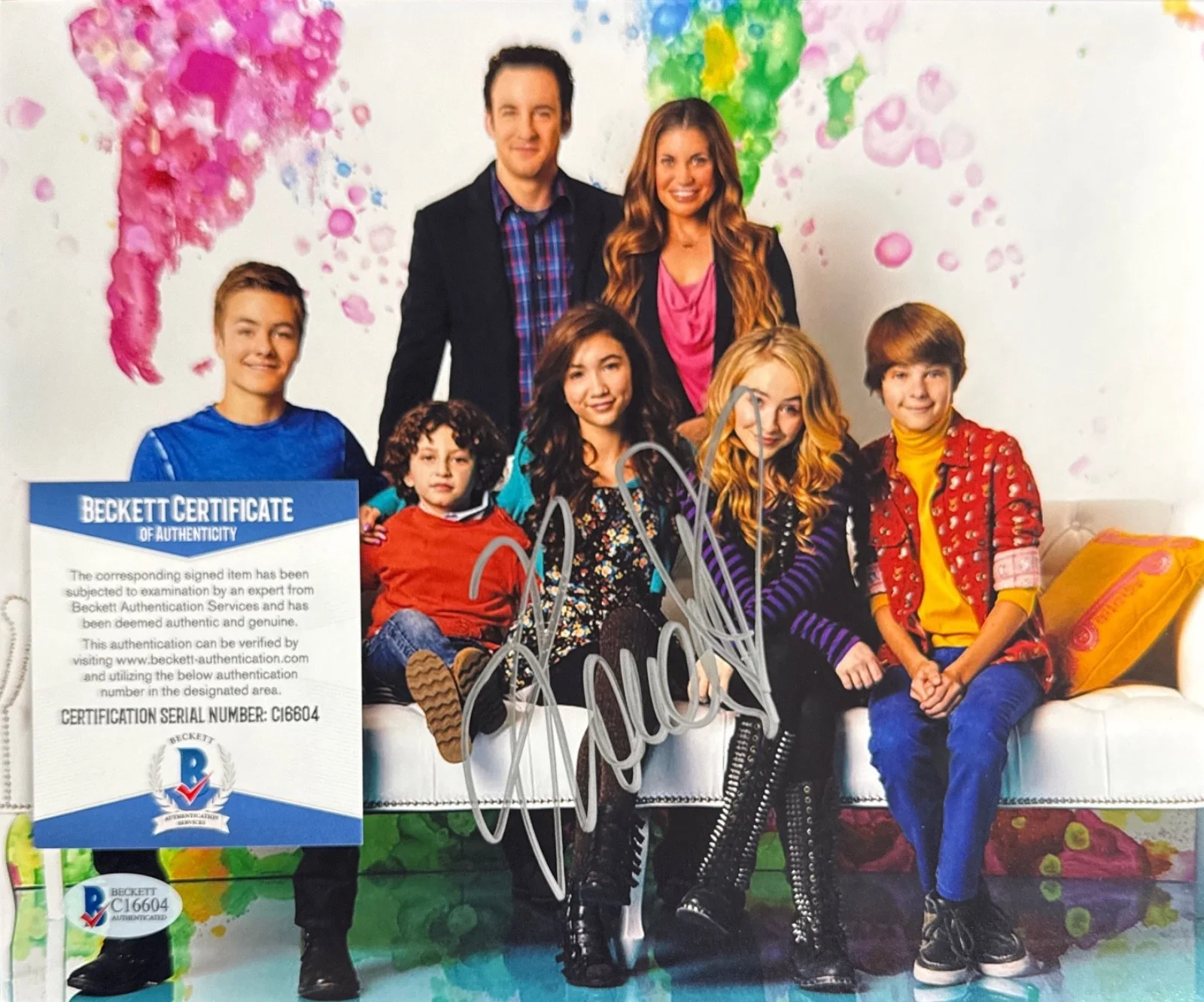 Rowan Blanchard — Rowan Blanchard Signed 8x10 Photo Girl Meets World BAS CI6604, изображение 2