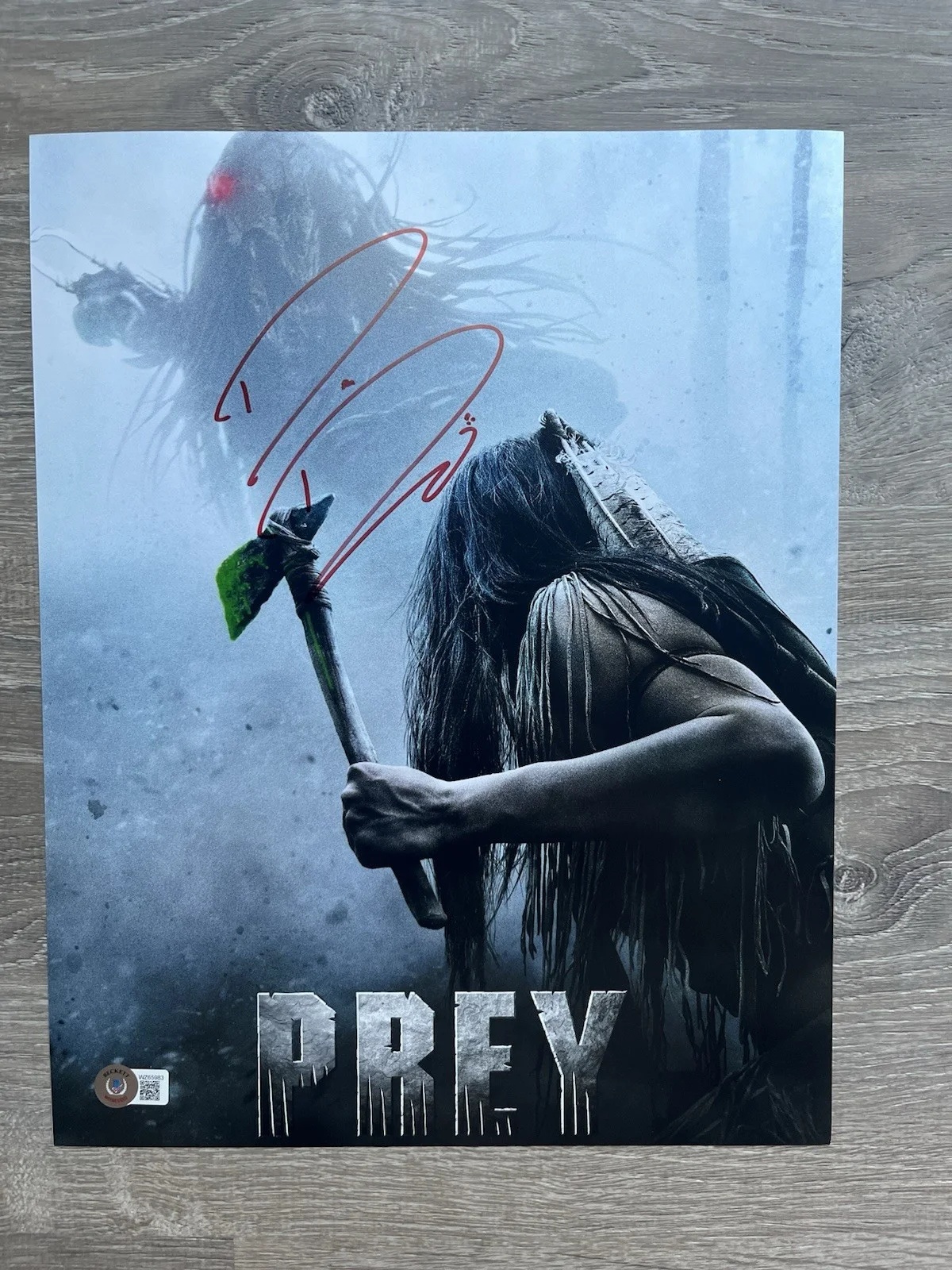 Dane DiLiegro Signed Prey 11x14 Photo Beckett COA Predator Horror Auto, image 2