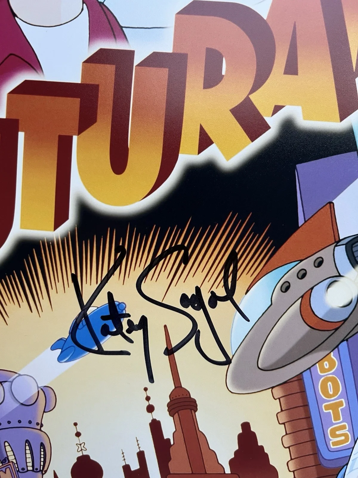 Katey Sagal — Katey Sagal Signed Leela 11x17 Photo JSA COA Futurama, изображение 4