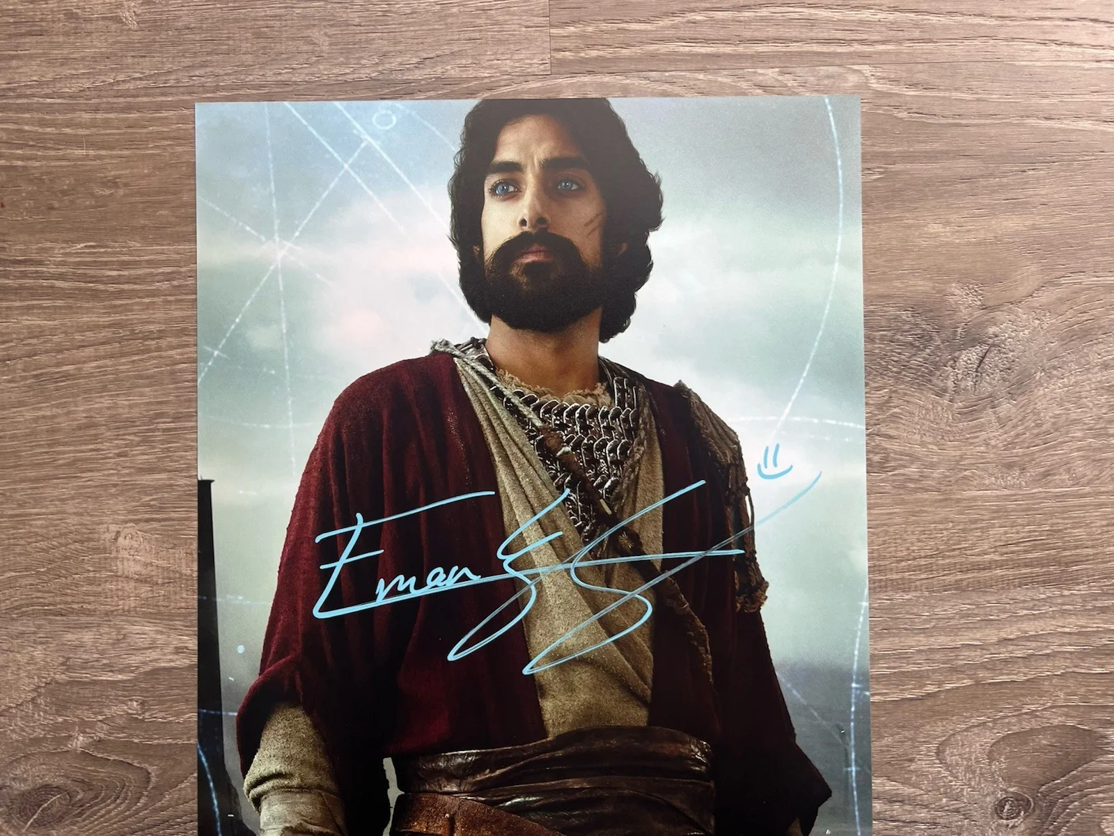 Eman Esfandi — Eman Esfandi Signed Ezra Bridger 11x17 Photo JSA COA AHSOKA Star Wars, image 3
