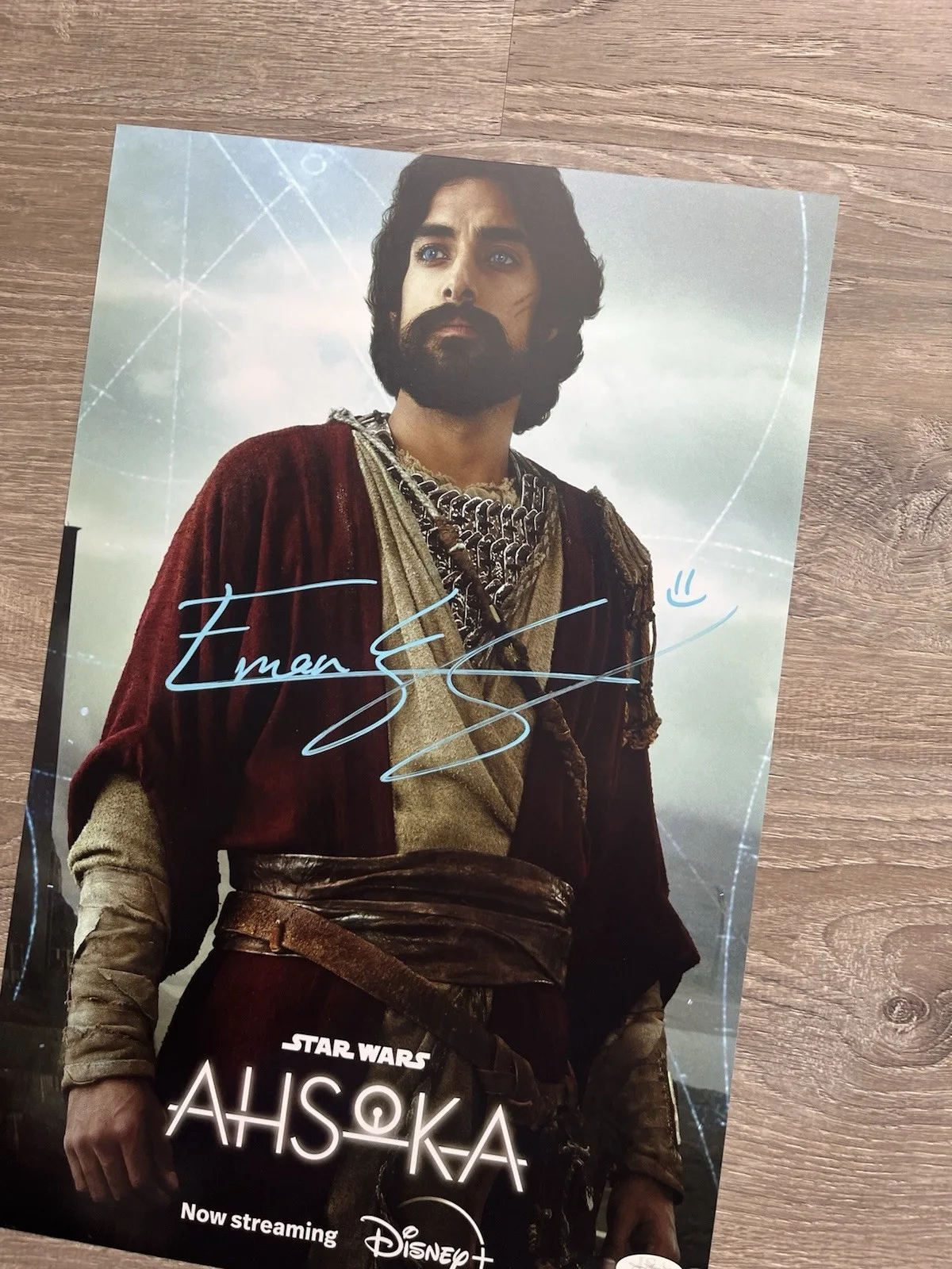 Eman Esfandi — Eman Esfandi Signed Ezra Bridger 11x17 Photo JSA COA AHSOKA Star Wars, image 5