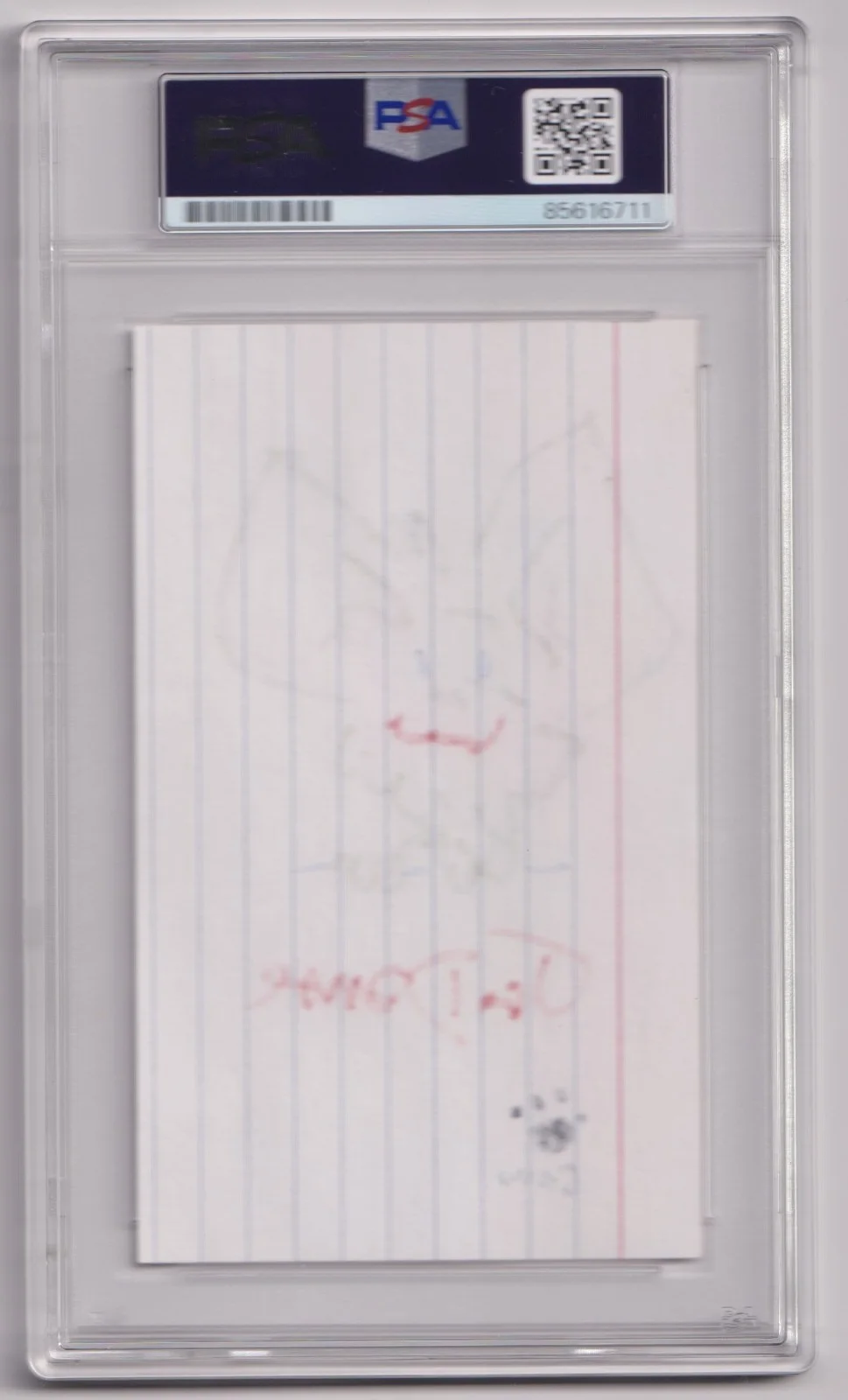Joe Dante — JOE DANTE Sketch GREMLINS #2 Signed AUTO Index Card PSA DNA Certified, image 2
