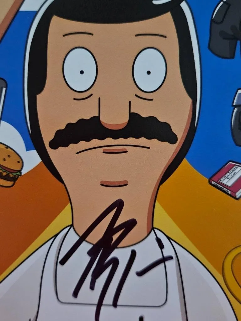 H. JOHN BENJAMIN, DAN MINTZ — JON BENJAMIN DAN MINTZ DUAL CAST SIGNED 8X10 PHOTO BOB'S BURGERS TINA & BOB COA, изображение 2