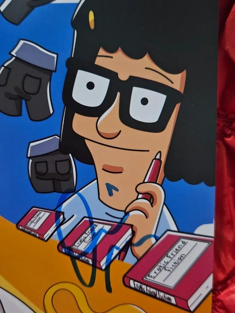 H. JOHN BENJAMIN, DAN MINTZ — JON BENJAMIN DAN MINTZ DUAL CAST SIGNED 8X10 PHOTO BOB'S BURGERS TINA & BOB COA, изображение 3