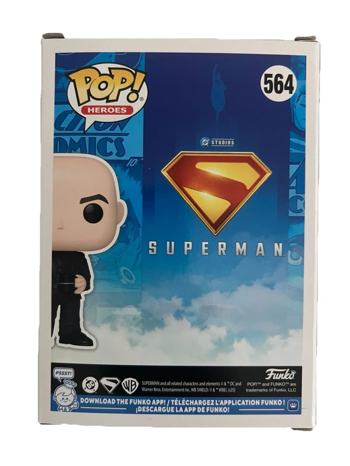 Nicholas Hoult — Nicholas Hoult Funko Pop Lex Luthor Signed Authenticated Beckett, image 3