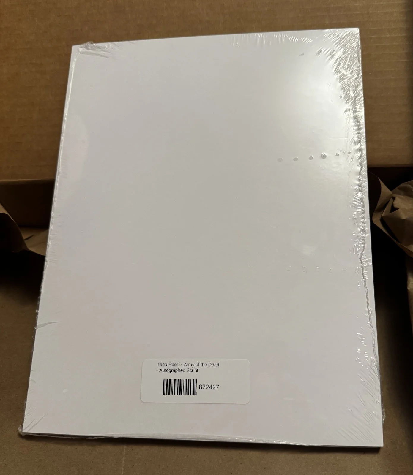 Theo Rossi — THEO ROSSI Signed ARMY OF THE DEAD Full Sealed Script Beckett COA BAS Anarchy, image 3