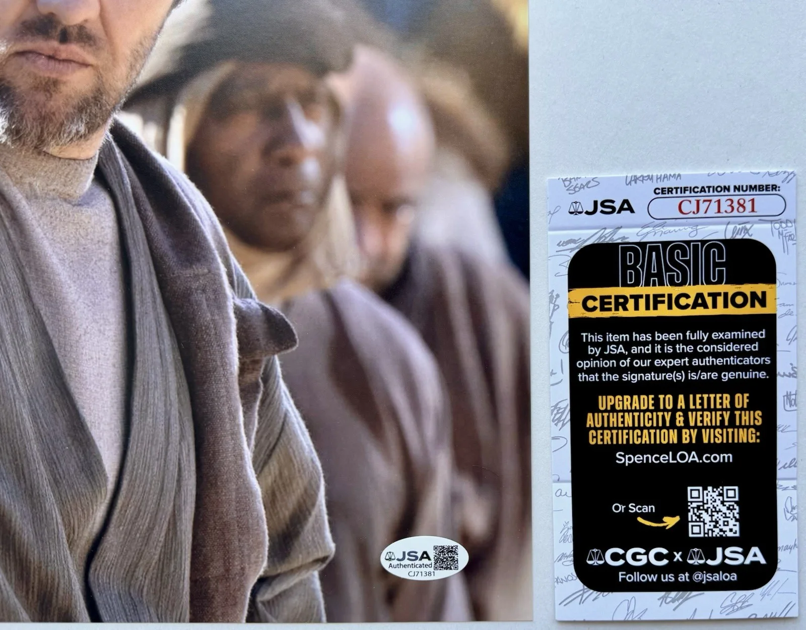 JOEL EDGERTON — JOEL EDGERTON HAND SIGNED AUTOGRAPH "STAR WARS" 11X14 PHOTO +JSA COA, изображение 2