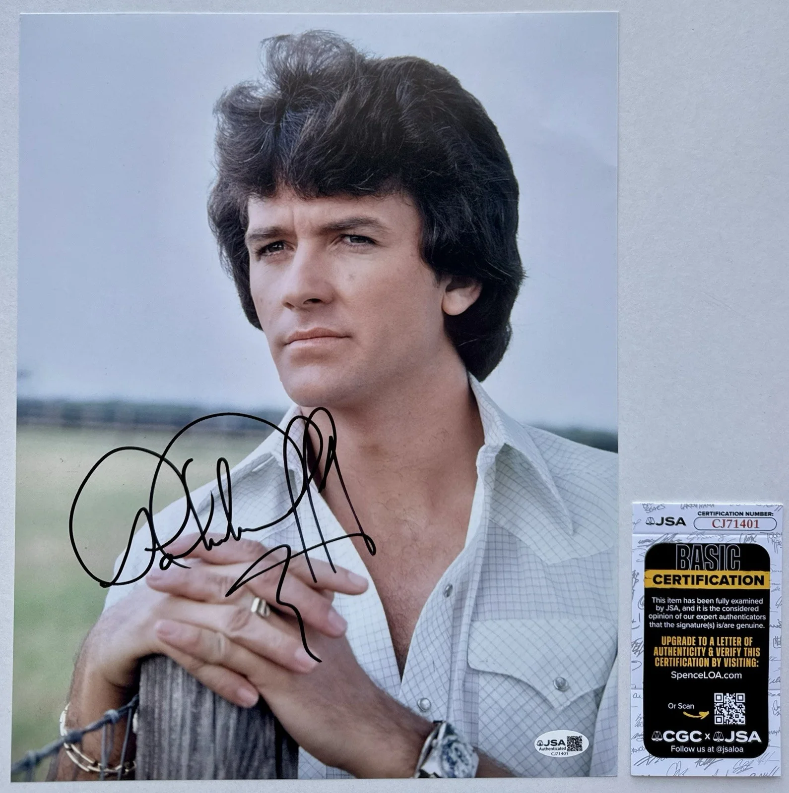 PATRICK DUFFY — PATRICK DUFFY HAND SIGNED AUTOGRAPH 11X14 'DALLAS' BOBBY EWING PHOTO +JSA COA, изображение 2
