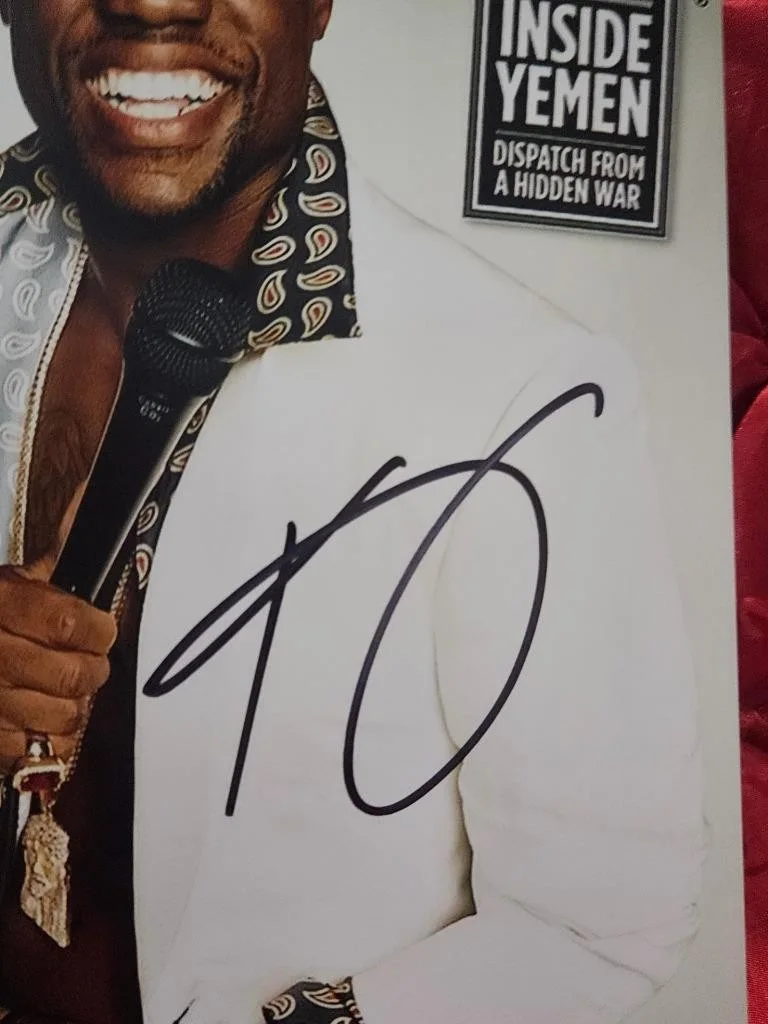 KEVIN HART — KEVIN HART HAND SIGNED AUTOGRAPHED 8X10 PHOTO ROLLING STONE COMEDIAN ACTOR COA, изображение 2