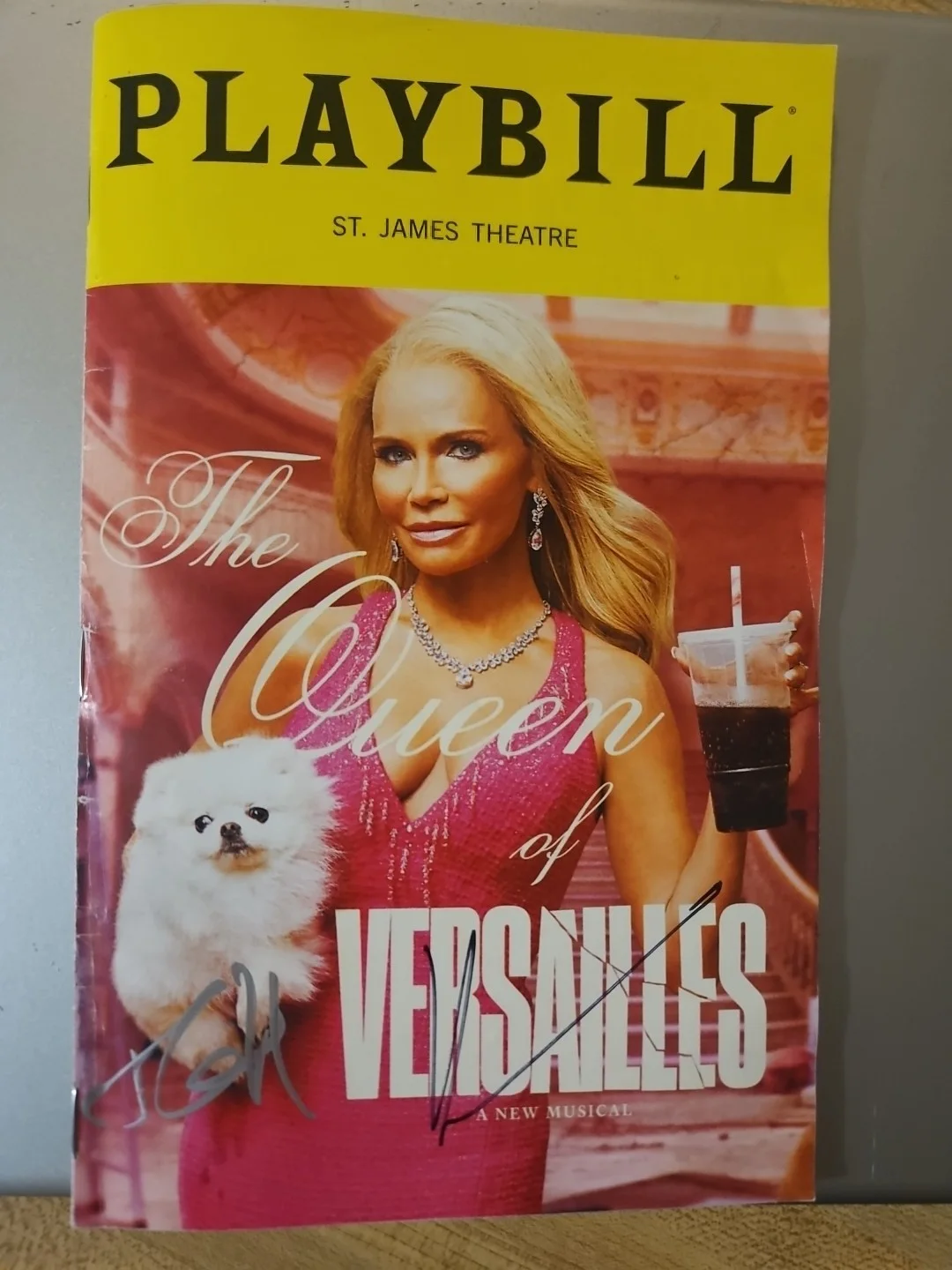 Kristin Chenoweth — Queen Of Versailles Signed Broadway Playbill - Kristin Chenoweth ³