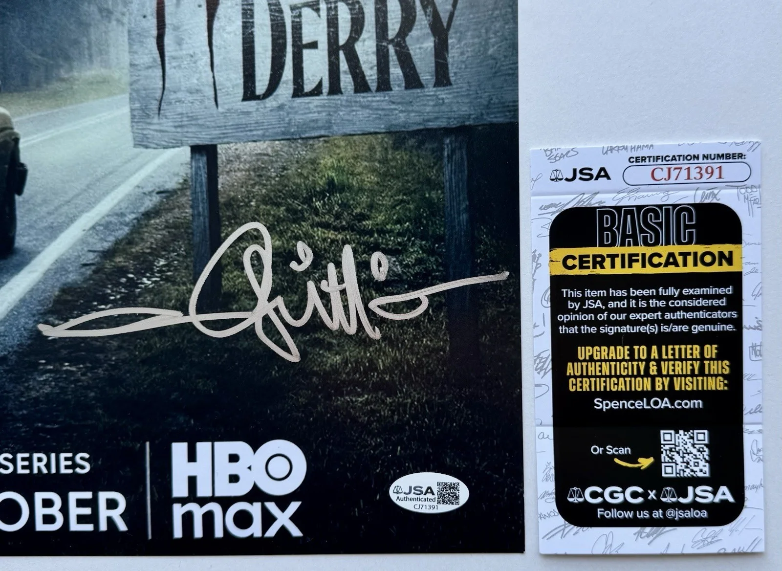 ANDY MUSCHIETTI — ANDY MUSCHIETTI SIGNED AUTOGRAPH 11X14 "WELCOME TO DERRY" PHOTO POSTER +JSA COA, изображение 3