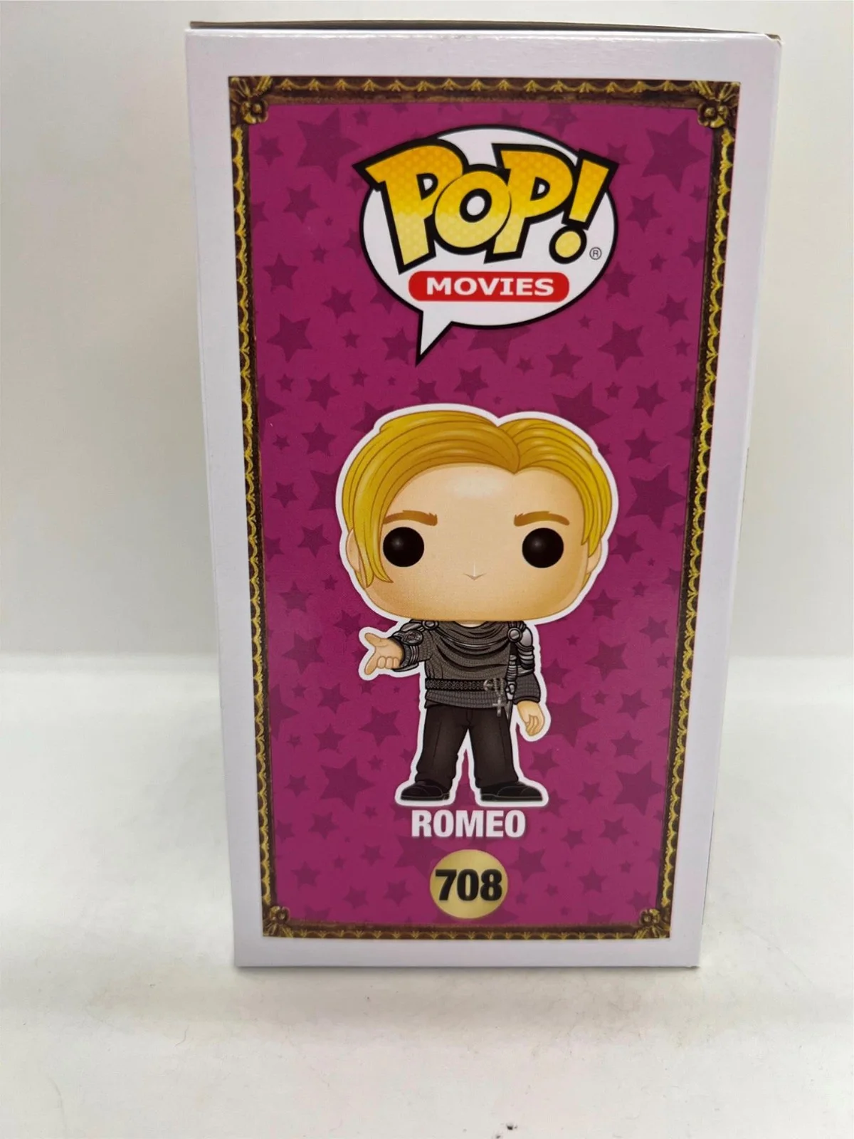 Leonardo Dicaprio Signed Romeo Funko Pop Romeo and Juliet #708 ACOA, изображение 4