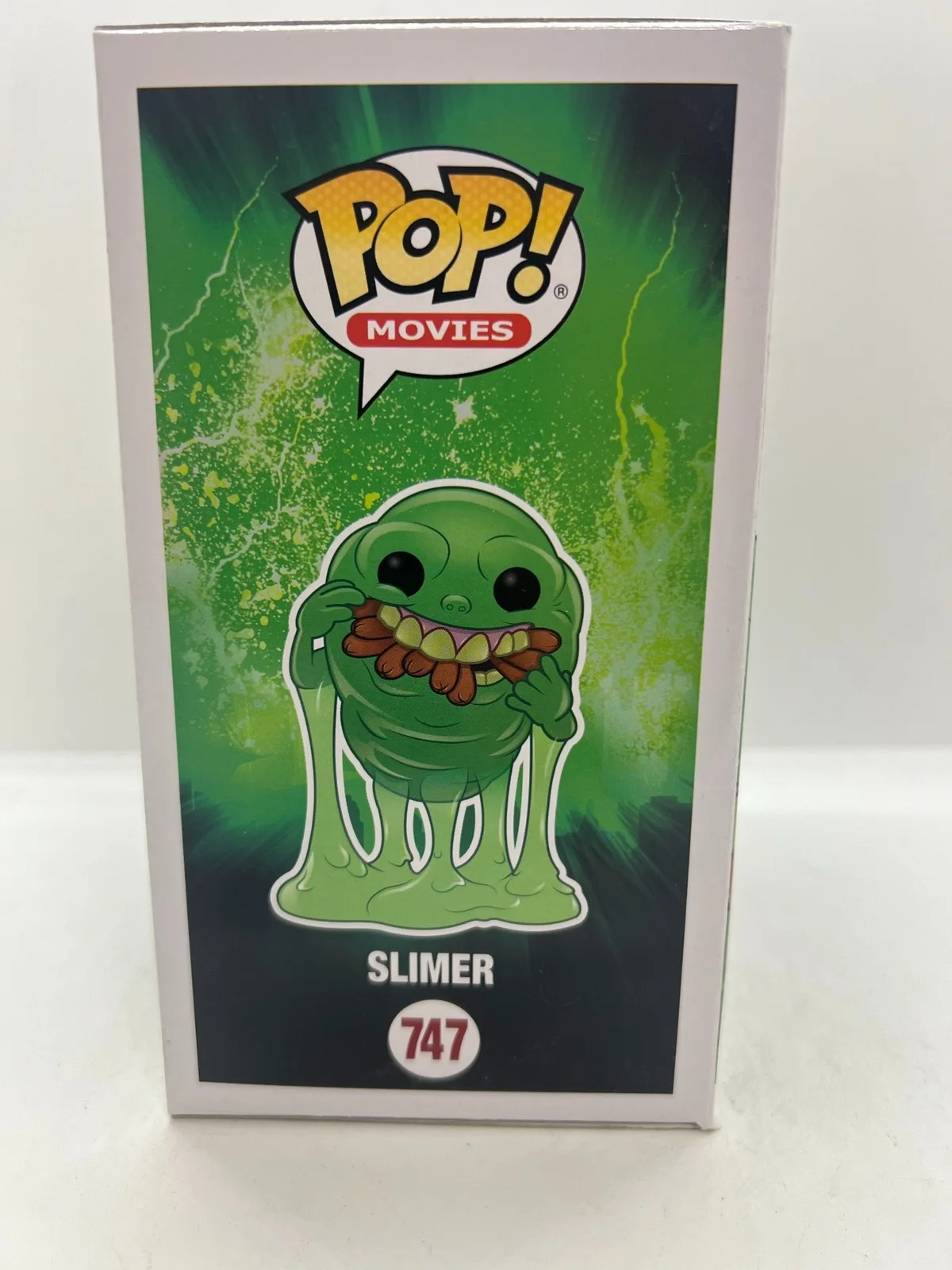 Ivan Reitman Signed Ghostbusters Funko Pop Slimer #747 ACOA, image 4