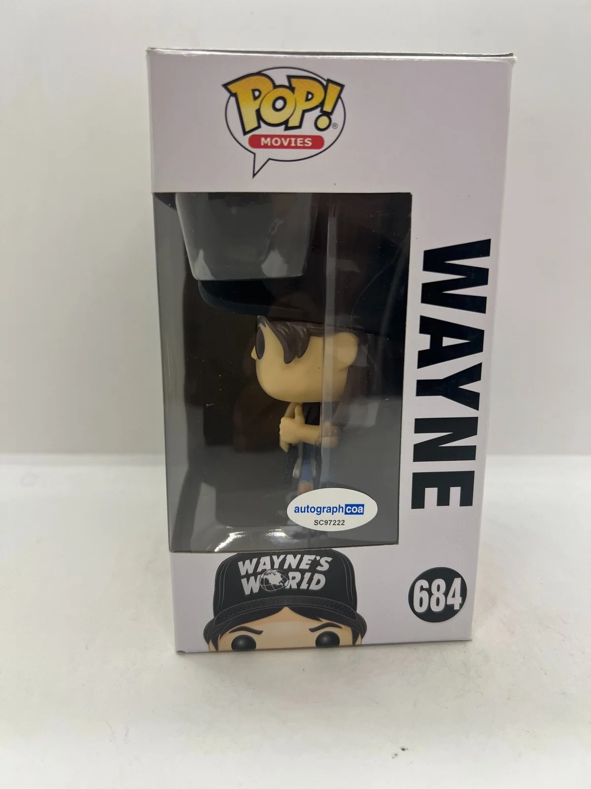 Mike Myers Signed Wayne Funko Pop Wayne's World #684 ACOA, image 2
