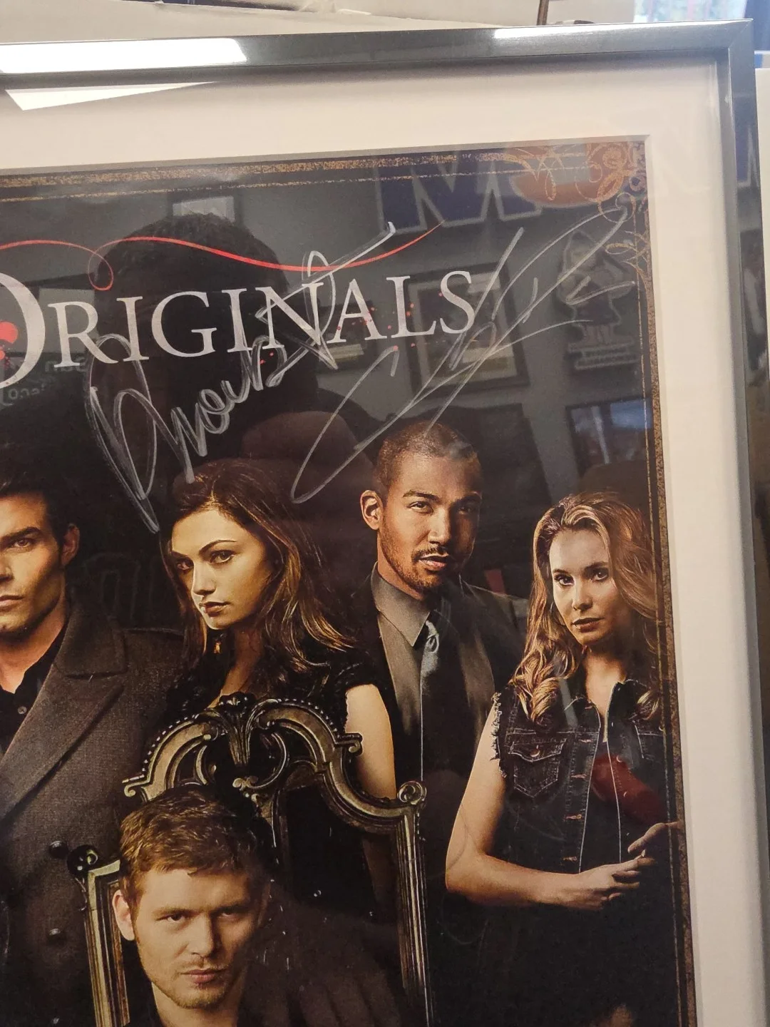 Daniel Gillies, Joseph Morgan, Phoebe Tonkin, Charles Davis — The Originals cast signed & Frames 13x19 The Originals - JSA, изображение 3