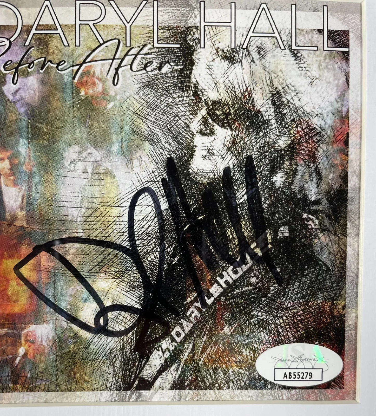 Daryl Hall — Daryl Hall Signed Before After CD Booklet Framed Matted Display Auto JSA COA, image 2