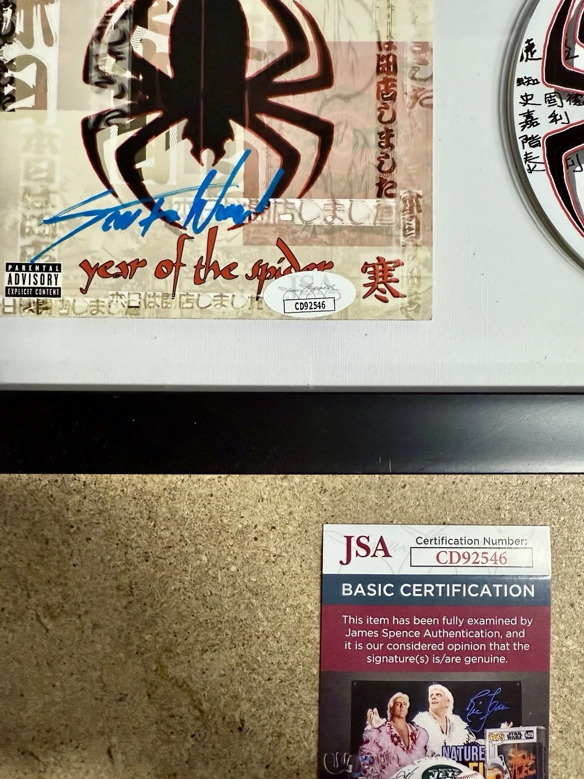 Scooter Ward Of Band Cold Signed “Year Of The Spider” (2003) CD Booklet JSA COA, image 2