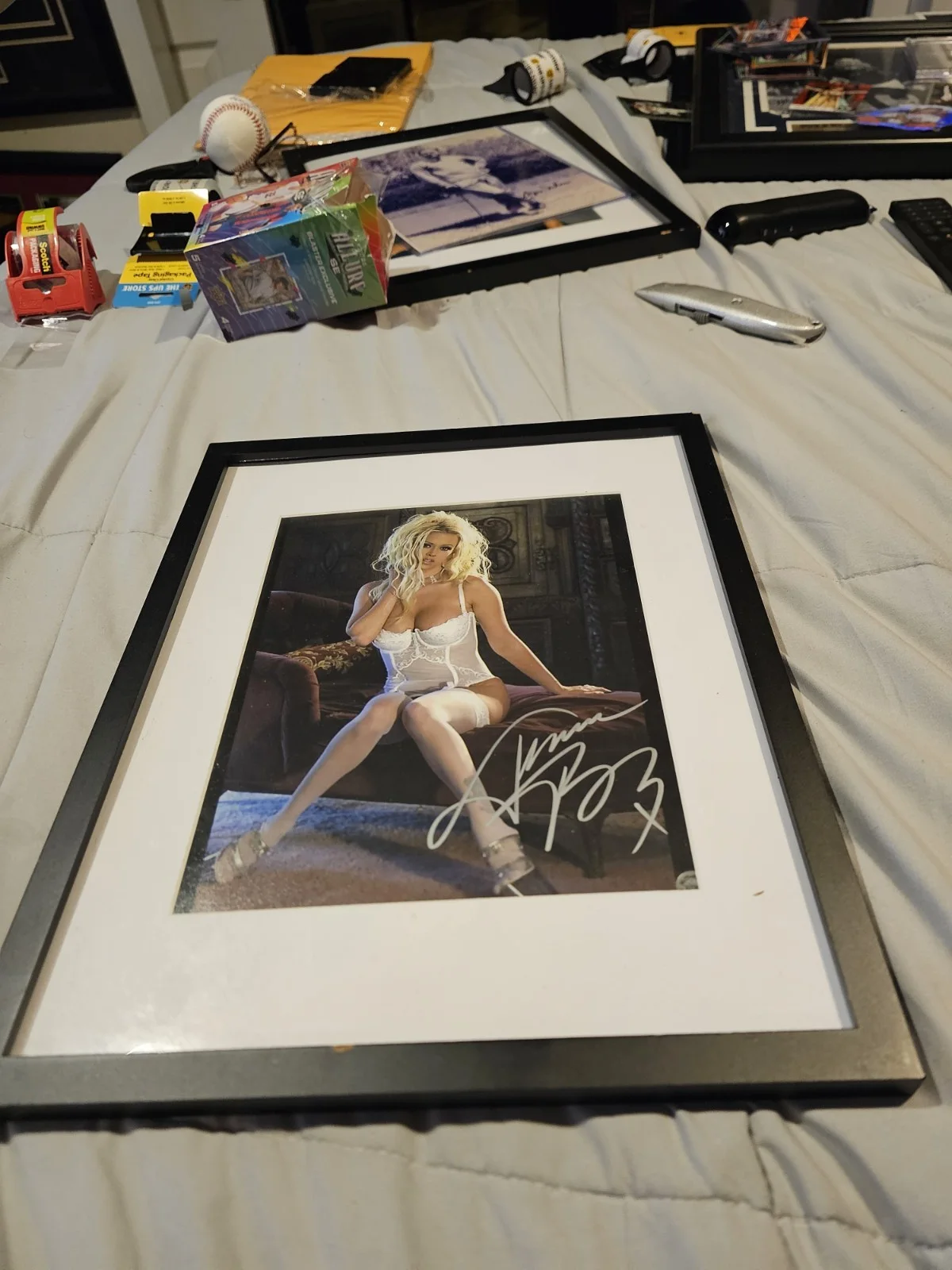 jenna jameson autograph Framed Color Photo. Coa, image 2