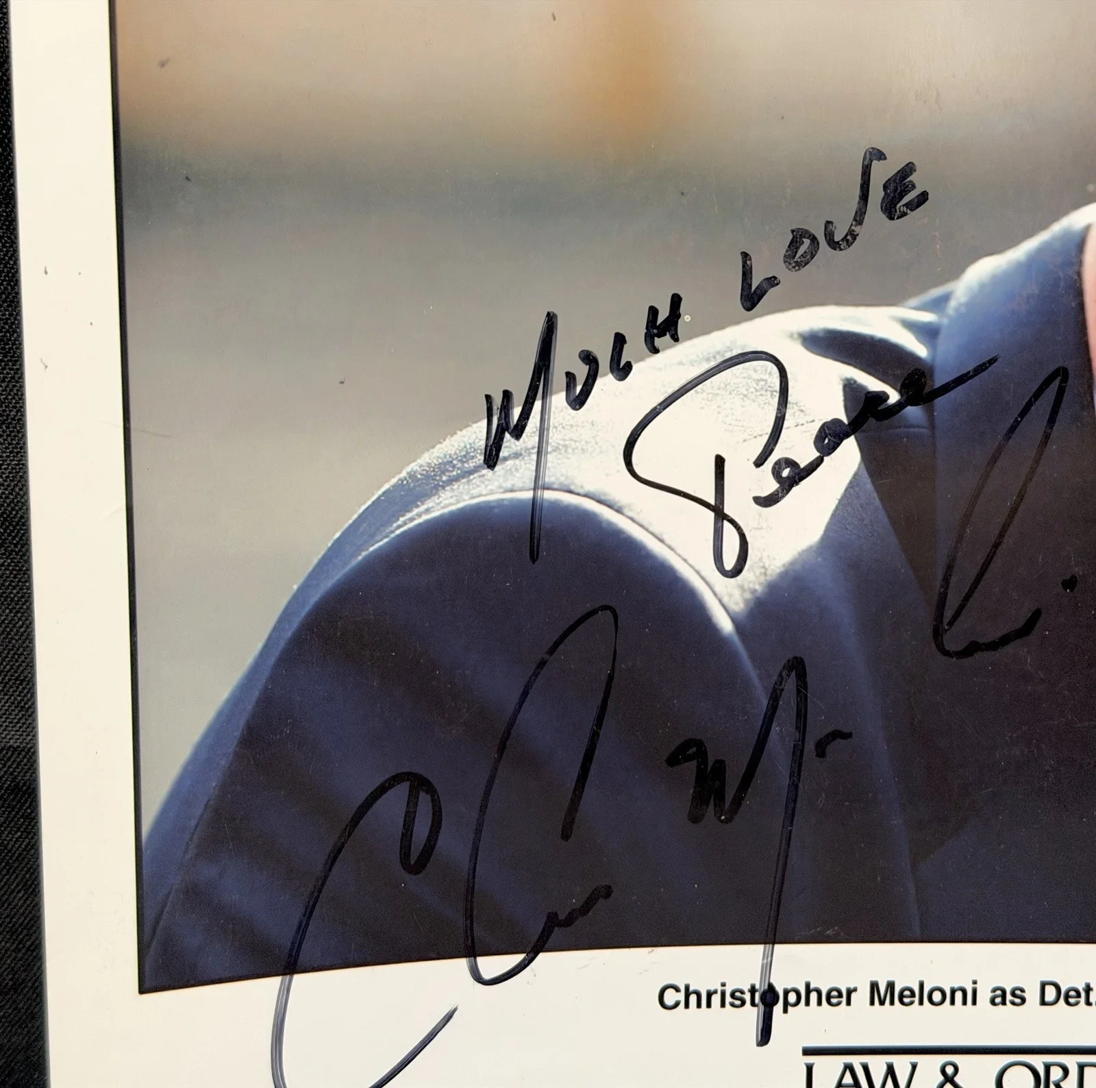 Mariska Hargitay Christopher Meloni Iced T — LAW & ORDER SVU signed CAST 8x10 photo MARISKA HARGITAY ICE T CHRIS MELONI, изображение 3