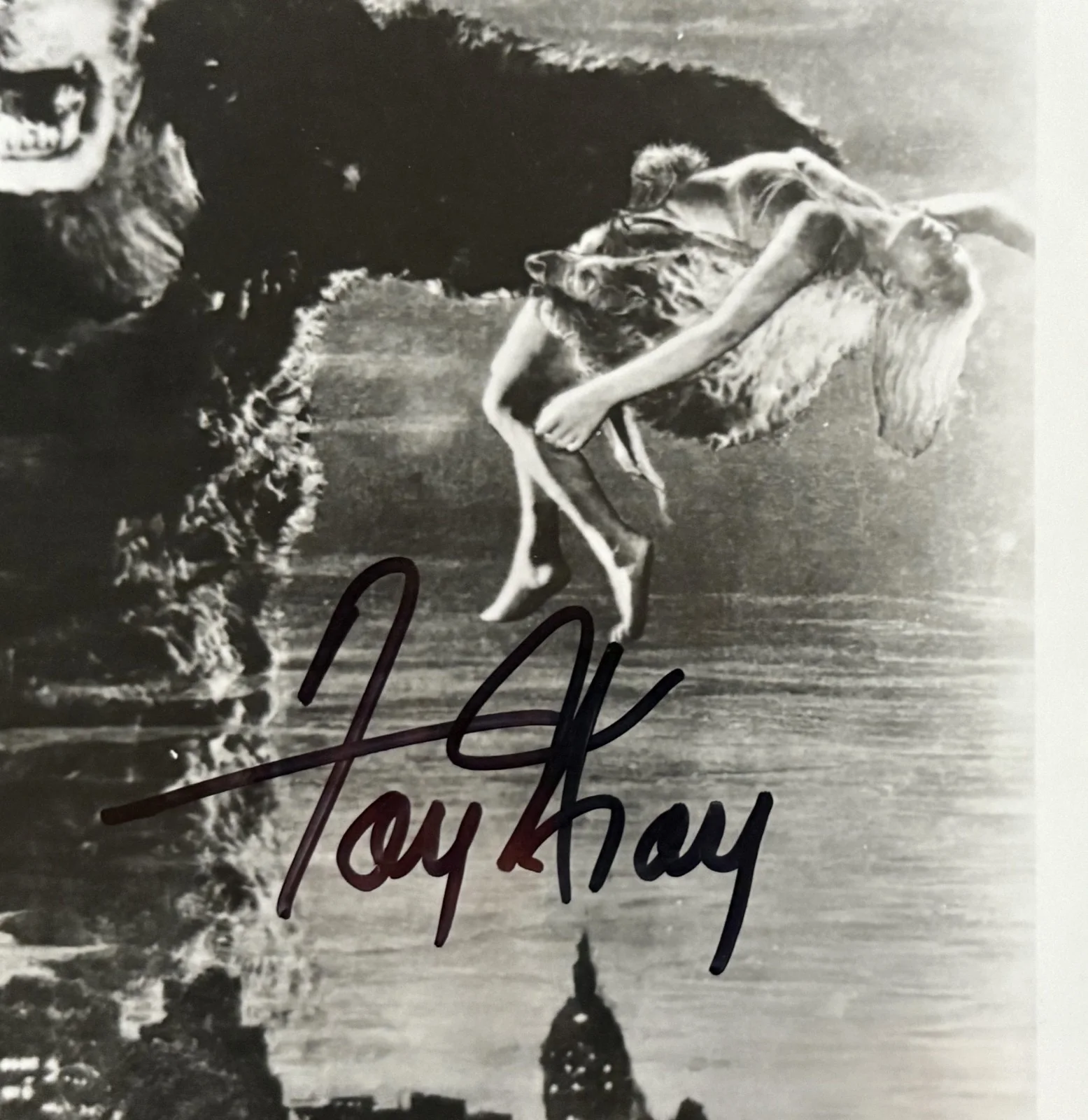 Rare, Vintage, Framed, FAY WRAY, Signed King Kong 8x10" Black & White Photo, COA, изображение 5