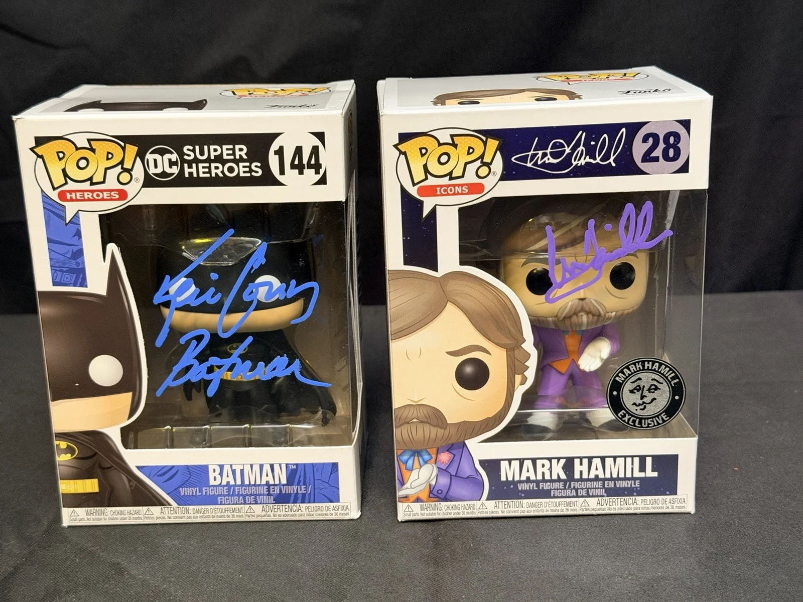 KEVIN CONROY MARK HAMILL — KEVIN CONROY MARK HAMILL POP SET Signed BATMAN THE ANIMATED JSA, image 2