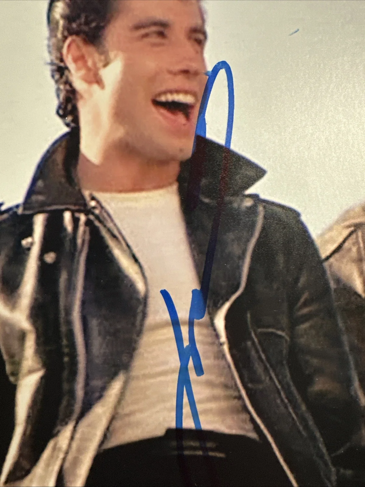 John Travolta Grease 8 X 10 Autograph PSA, image 3