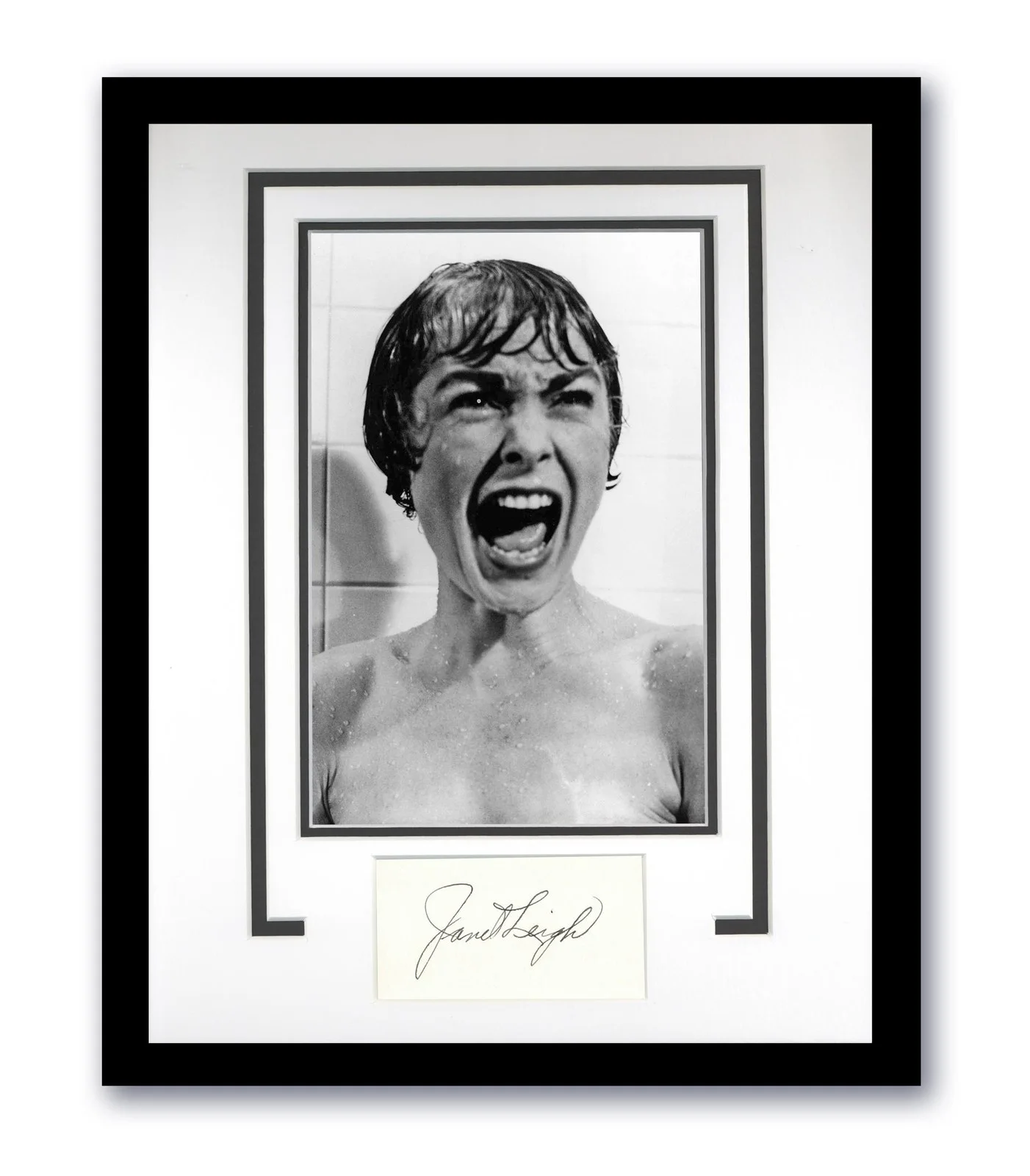 Janet Leigh — Psycho Janet Leigh Autographed Signed 11x14 Framed Photo Hitchcock Horror ACOA