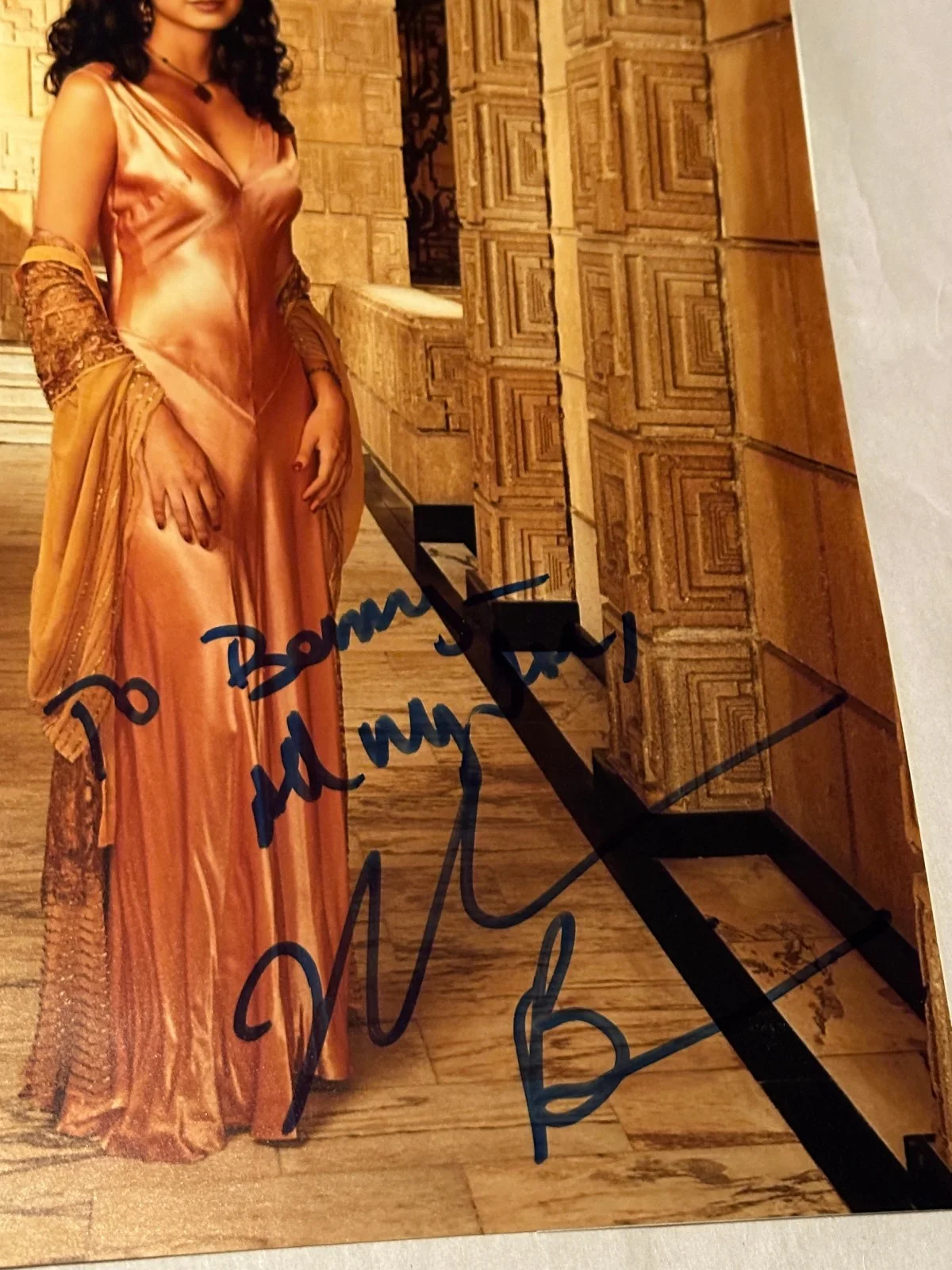 Morena Baccarin Signed Firefly 8x10 Photo w/ Official Pix COA Signed "To Benny", image 2