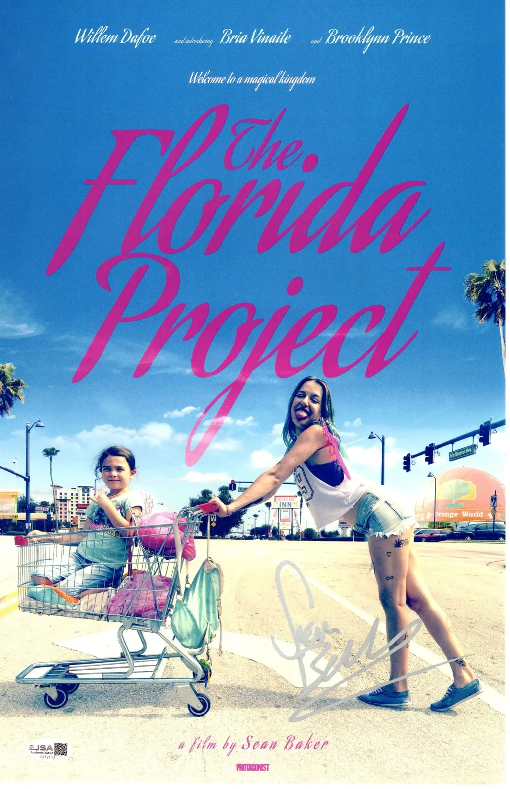 Sean Baker — Sean Baker signed 11x17 Poster Writer Producer Director The JSA Authentication