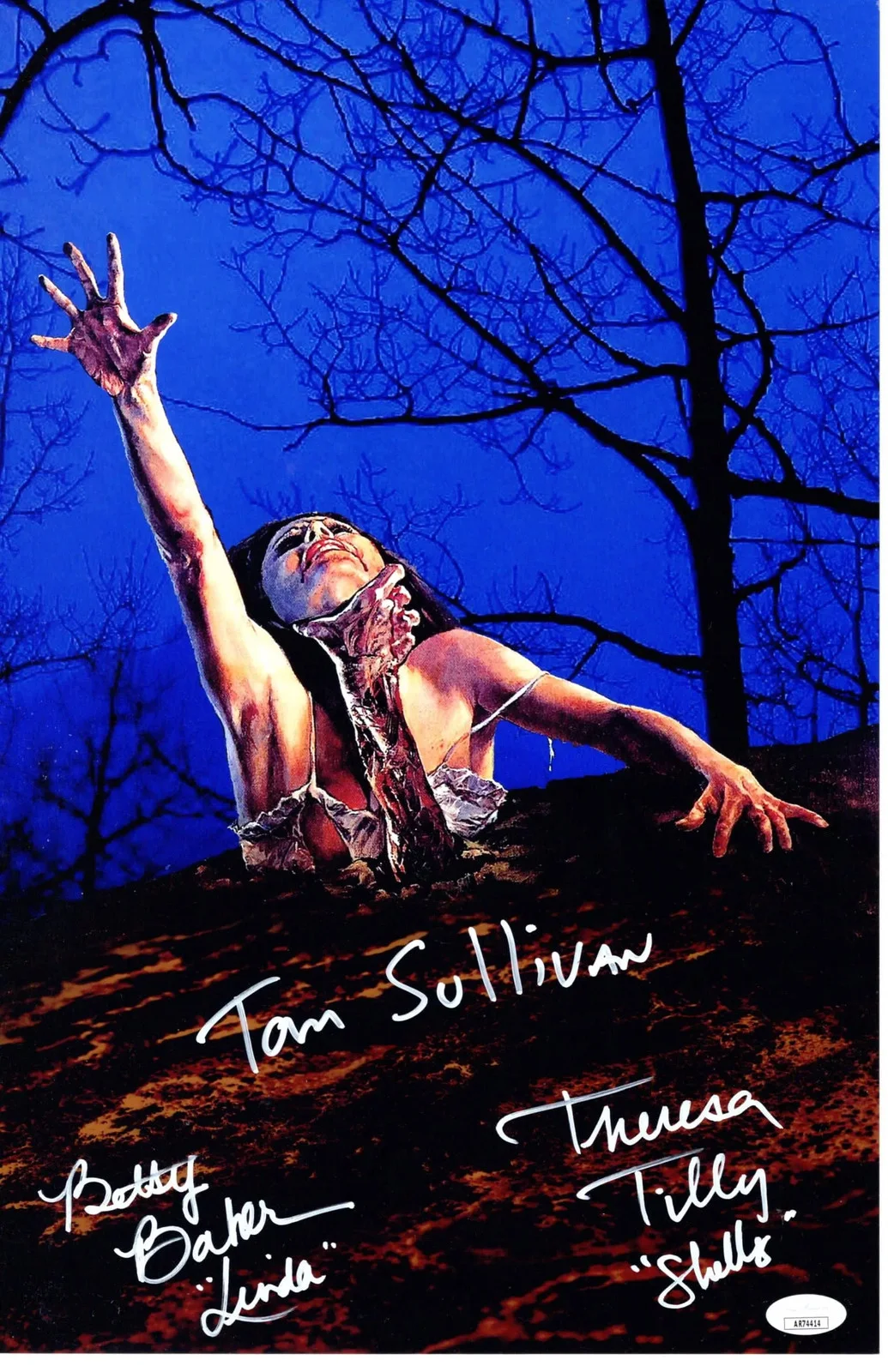 Tom Sullivan, Betsy Baker, & Theresa Tilly X3 Cast — Tom Sullivan, Betsy Baker, & Theresa Tilly X3 Cast JSA Authentication