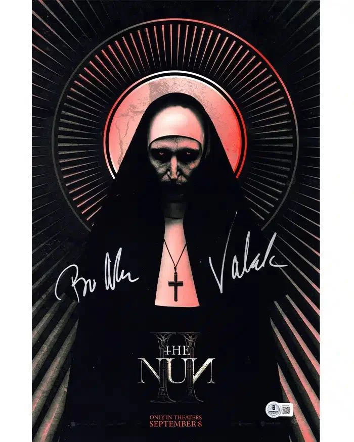 Bonnie Aarons — Bonnie Aarons signed 11x17 Poster Valak The Nun II Beckett Authentication