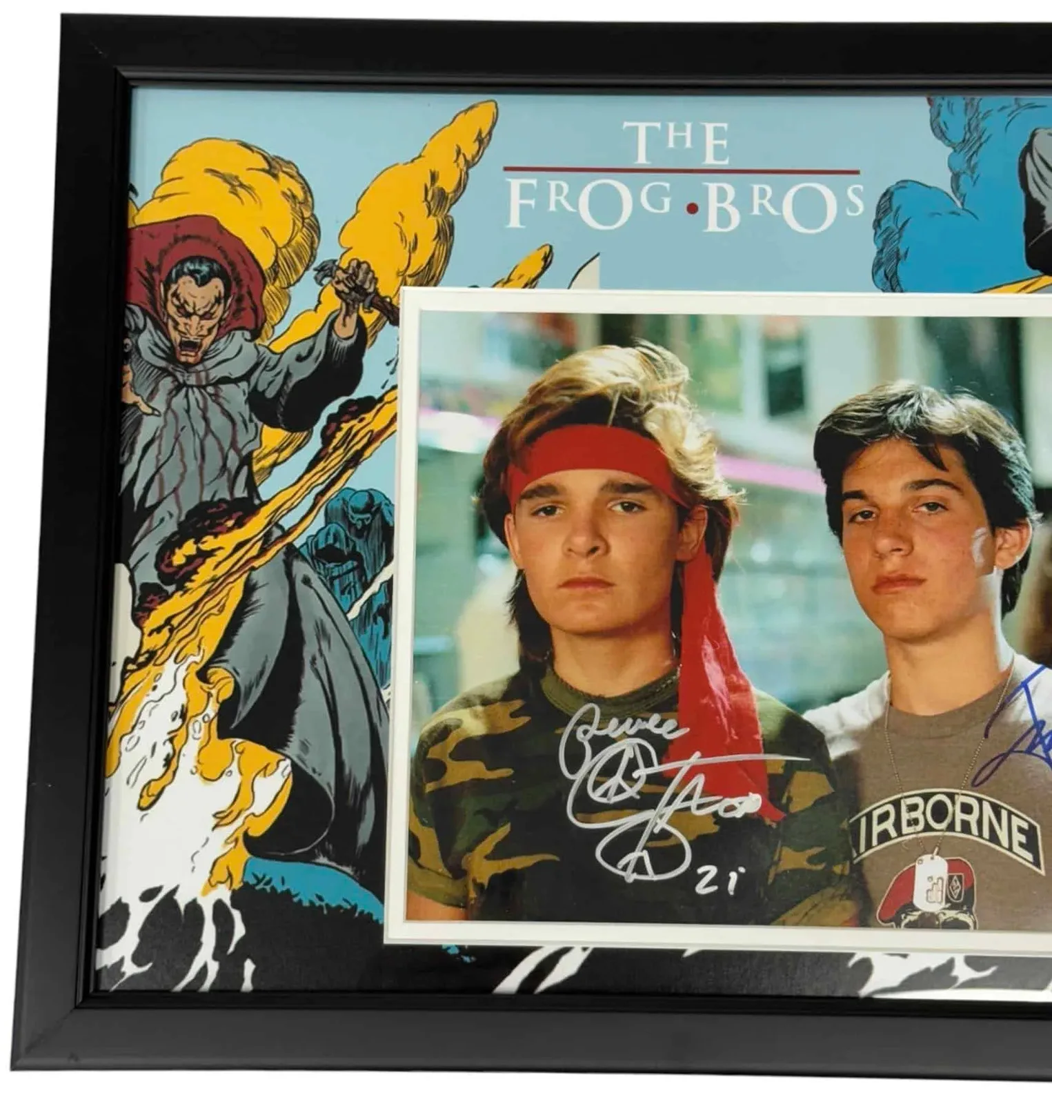 Corey Feldman, Jamison Newlander — Corey Feldman & Jamison Newlander signed 11x14 Photo JSA Authentication, image 2