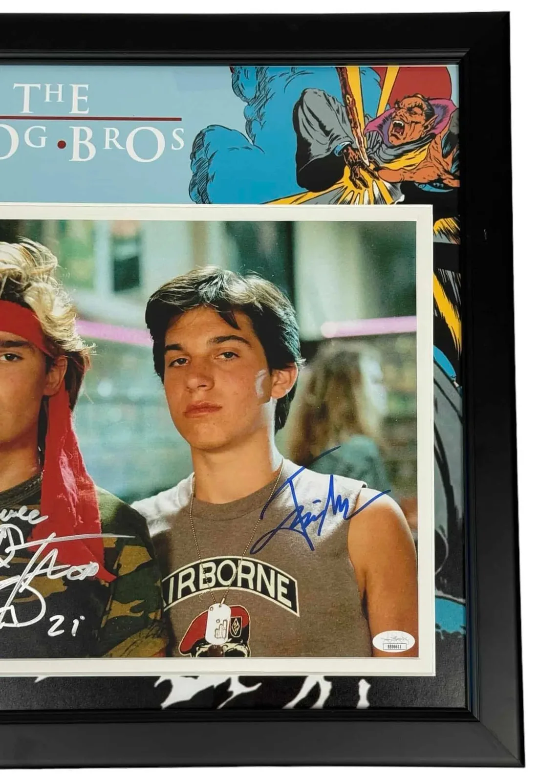 Corey Feldman, Jamison Newlander — Corey Feldman & Jamison Newlander signed 11x14 Photo JSA Authentication, image 3